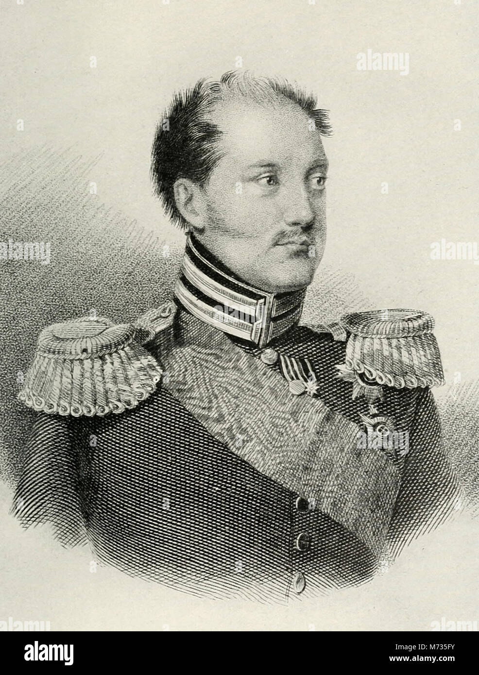 L'Empereur Nicolas Ier de Russie Banque D'Images