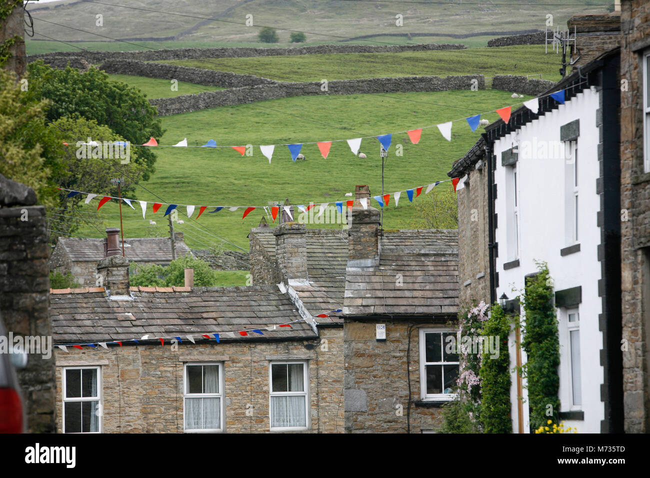 Wensleydale, Yorkshire du Nord. Banque D'Images