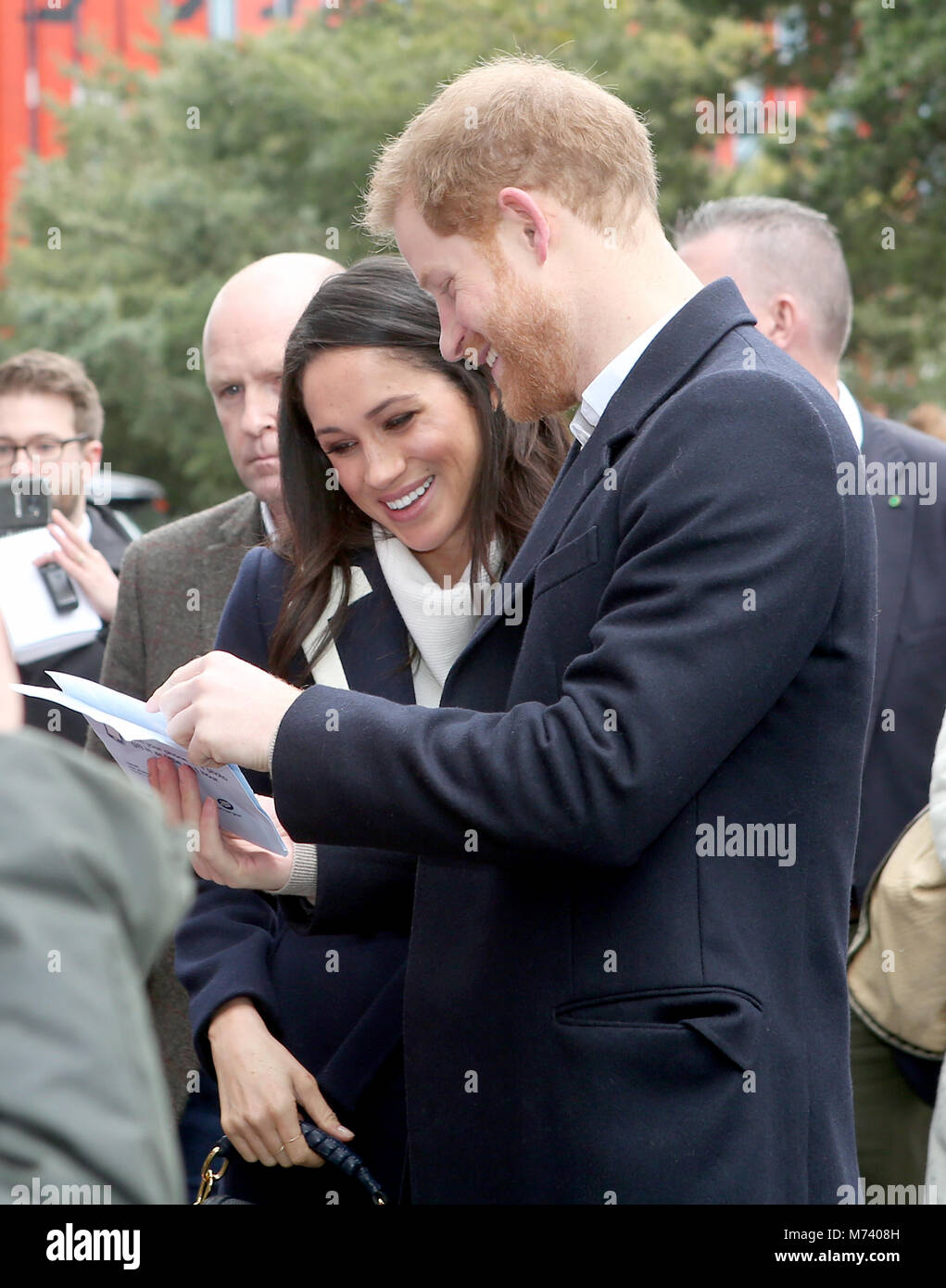 Prince Harry et Meghan Markle à Birmingham, Royaume-Uni. Banque D'Images
