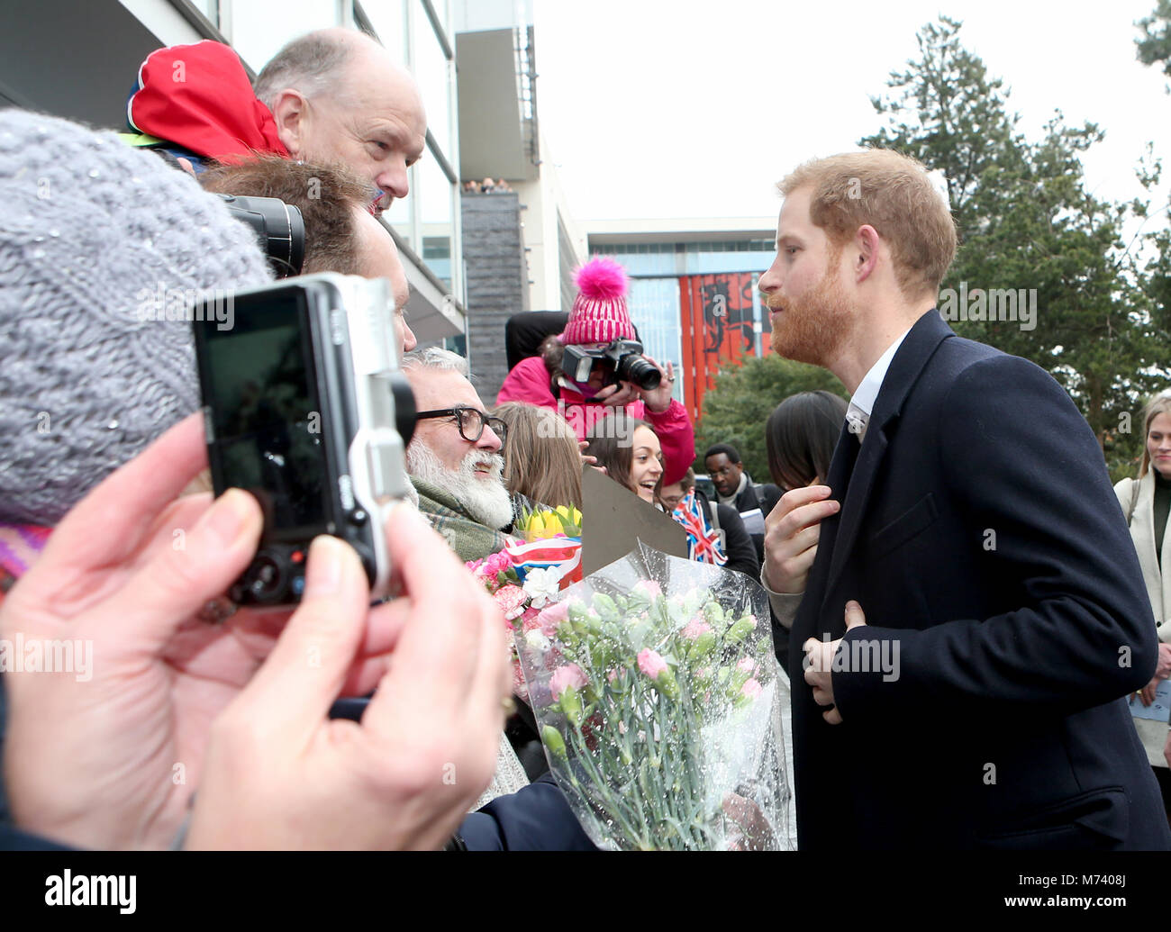 Prince Harry et Meghan Markle à Birmingham, Royaume-Uni. Banque D'Images