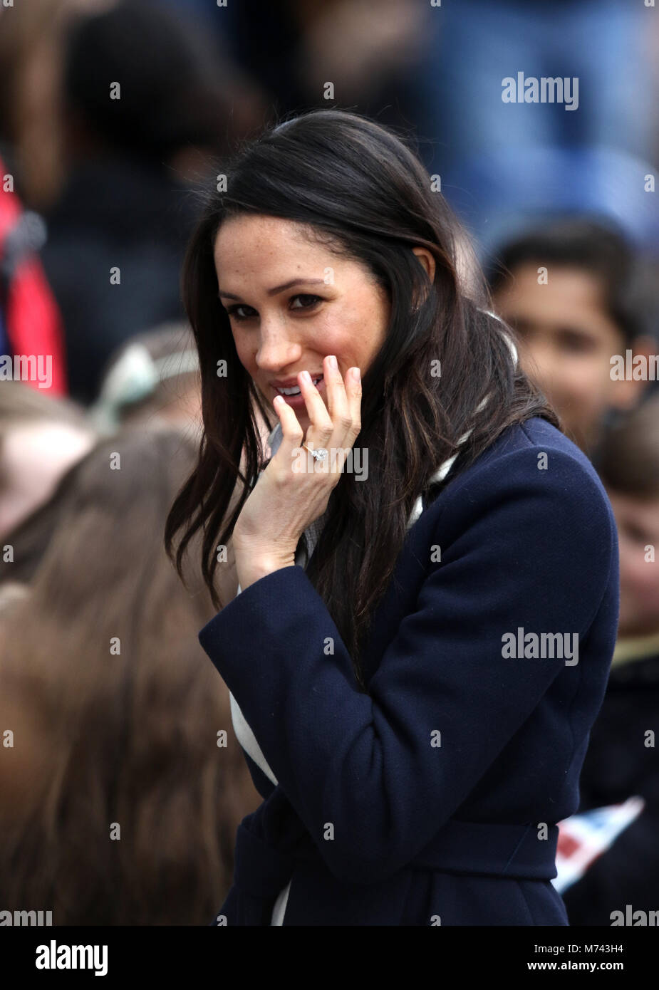 Birmingham, UK. 8 mars, 2018. Son Altesse Royale le prince Harry (Pays de Galles) et Meghan Markle, un bain de foule sur la Journée internationale des femmes à Birmingham au Millennium Point, Birmingham, le 8 mars 2018. Crédit : Paul Marriott/Alamy Live News Banque D'Images
