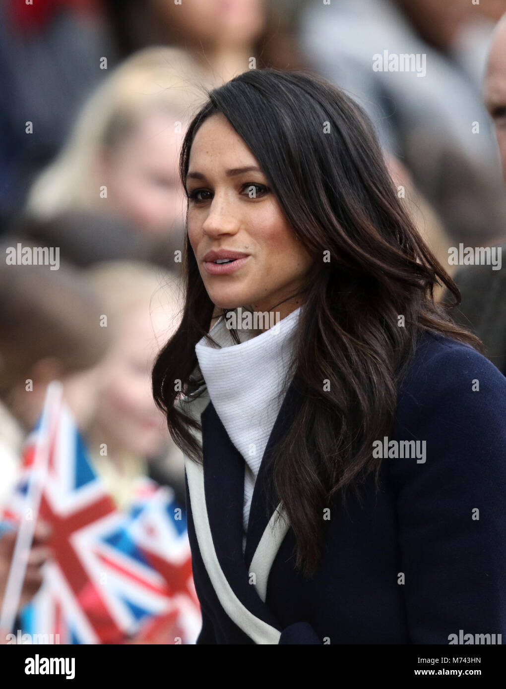 Birmingham, UK. 8 mars, 2018. Son Altesse Royale le prince Harry (Pays de Galles) et Meghan Markle, un bain de foule sur la Journée internationale des femmes à Birmingham au Millennium Point, Birmingham, le 8 mars 2018. Crédit : Paul Marriott/Alamy Live News Banque D'Images