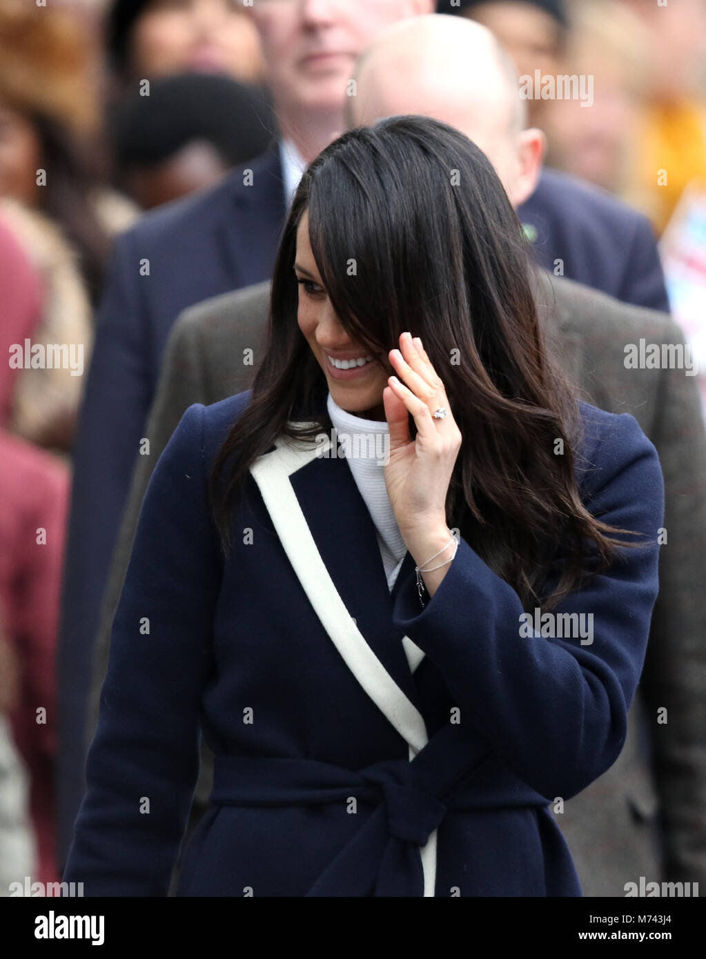 Birmingham, UK. 8 mars, 2018. Son Altesse Royale le prince Harry (Pays de Galles) et Meghan Markle, un bain de foule sur la Journée internationale des femmes à Birmingham au Millennium Point, Birmingham, le 8 mars 2018. Crédit : Paul Marriott/Alamy Live News Banque D'Images