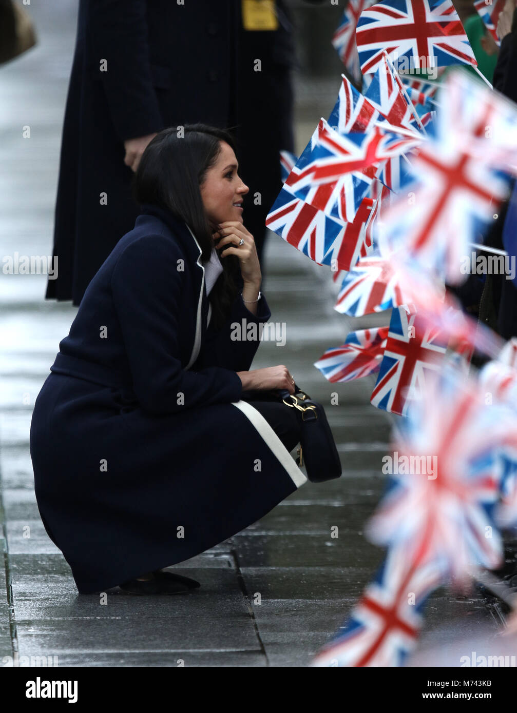 Birmingham, UK. 8 mars, 2018. Son Altesse Royale le prince Harry (Pays de Galles) et Meghan Markle, un bain de foule sur la Journée internationale des femmes à Birmingham au Millennium Point, Birmingham, le 8 mars 2018. Crédit : Paul Marriott/Alamy Live News Banque D'Images