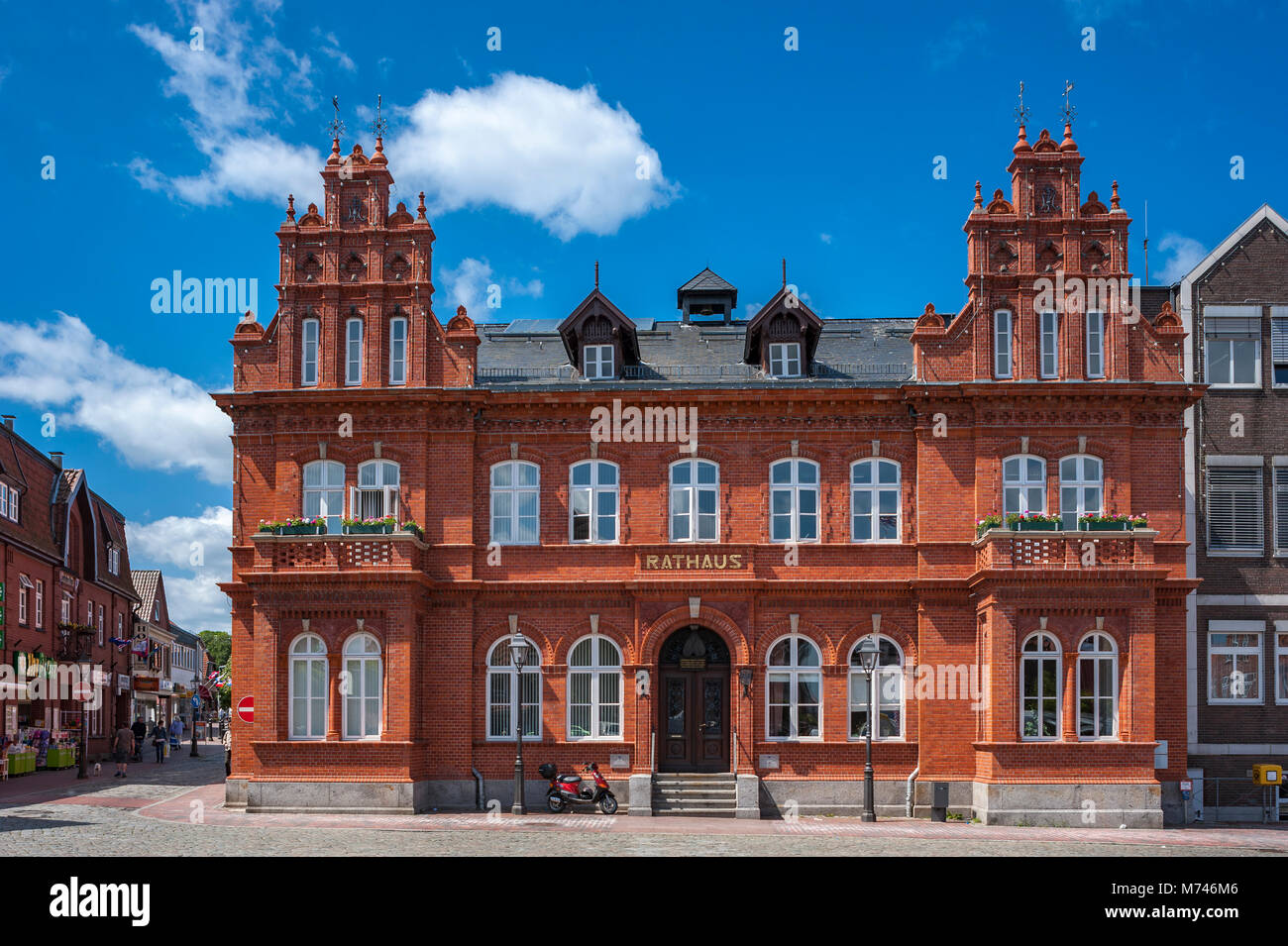 Mairie, Heiligenhafen, mer Baltique, Schleswig-Holstein, Allemagne, Europe Banque D'Images