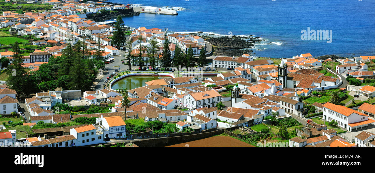 Santa Cruz da Graciosa, île de Graciosa. Açores. Portugal Banque D'Images