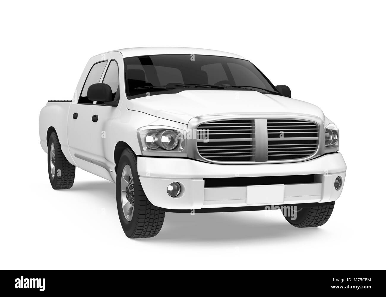 Pickup Truck Isolated Banque D'Images