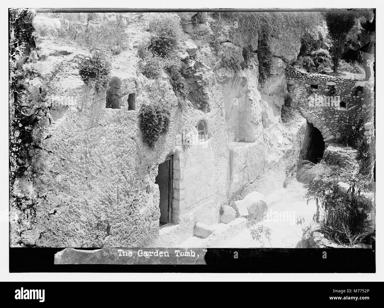 Le tombeau du jardin, situé à Jérusalem, est traditionnellement considéré par certains comme le lieu de sépulture de Jésus-Christ. Il a une signification pour les pèlerins chrétiens et est un lieu de réflexion et de culte. Banque D'Images