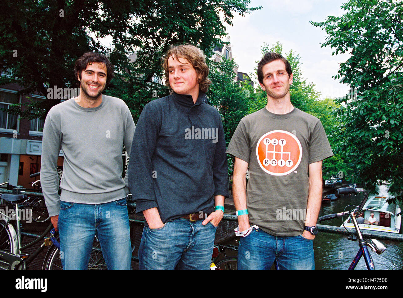 Groupe anglais Keane photographié à Amsterdam le 7 juillet 2004, Pays-Bas, Europe Banque D'Images