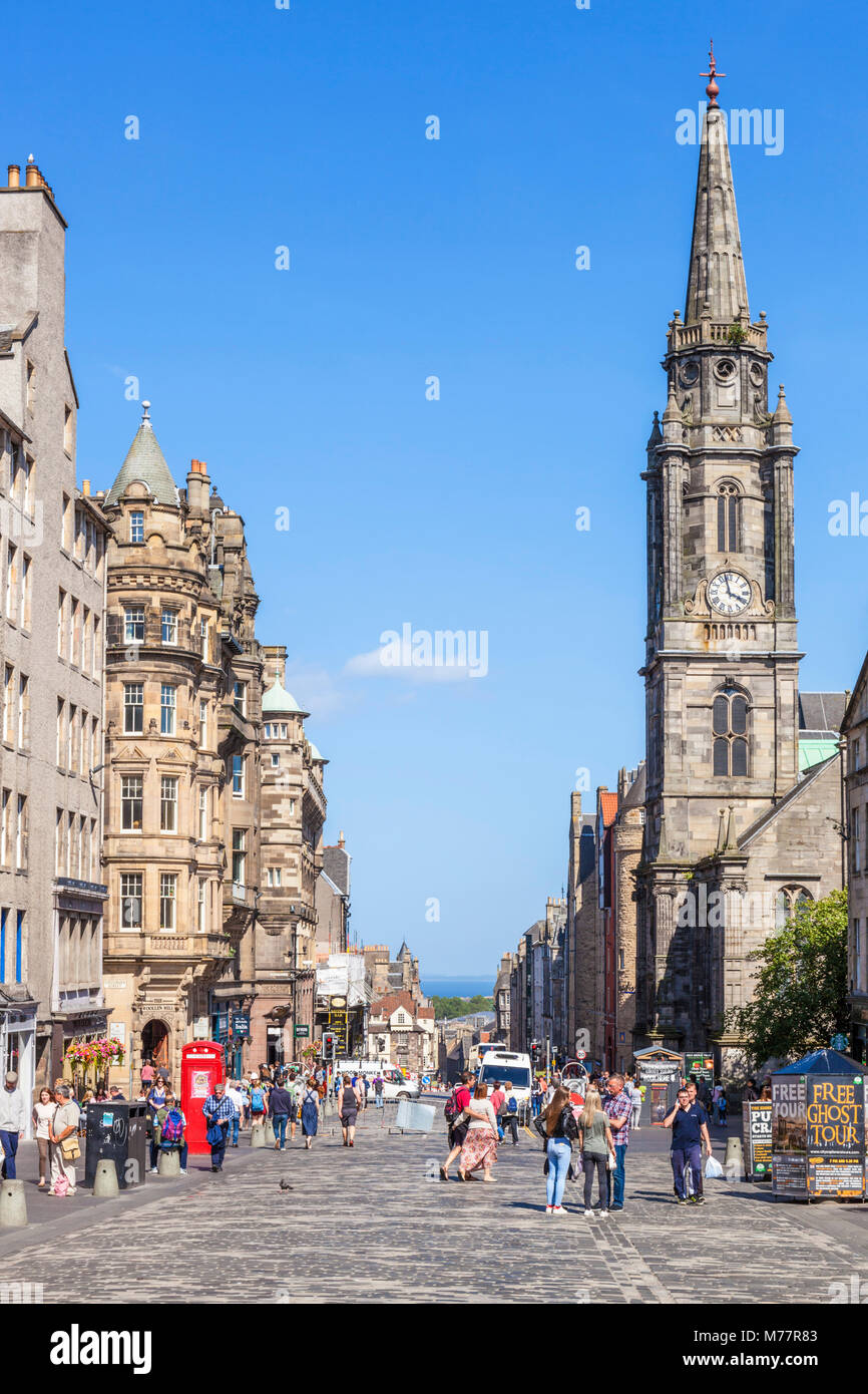 Tron Kirk sur la High Street (le Royal Mile), Vieille Ville, Edinburgh, Midlothian, Scotland, Royaume-Uni, Europe Banque D'Images
