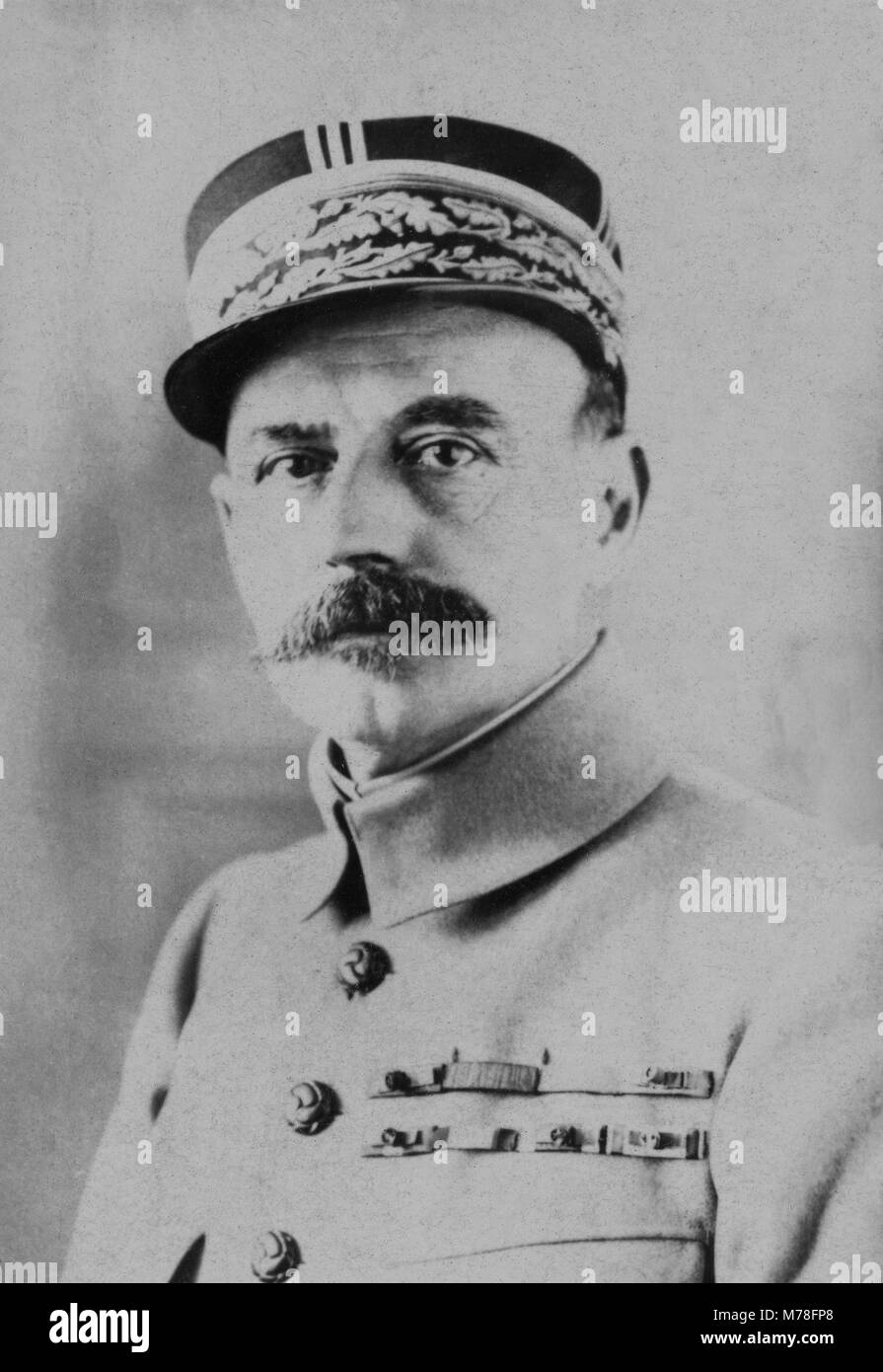 Portrait du général Debeney ( 1864 - 1943 ) - la photographie anonyme Banque D'Images