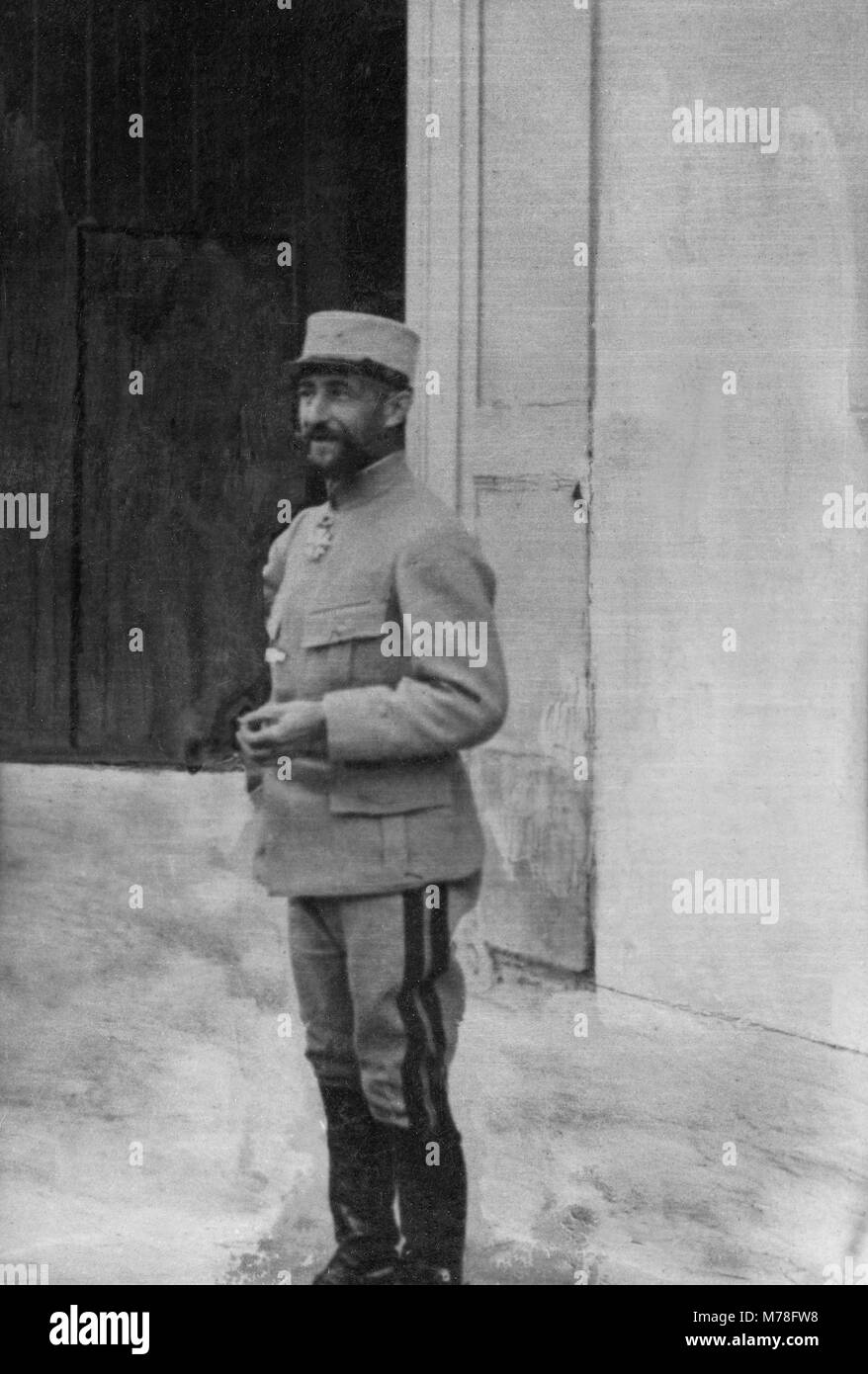 Portrait du général Baratier ( 1864 - 1917 ) - la photographie anonyme Banque D'Images