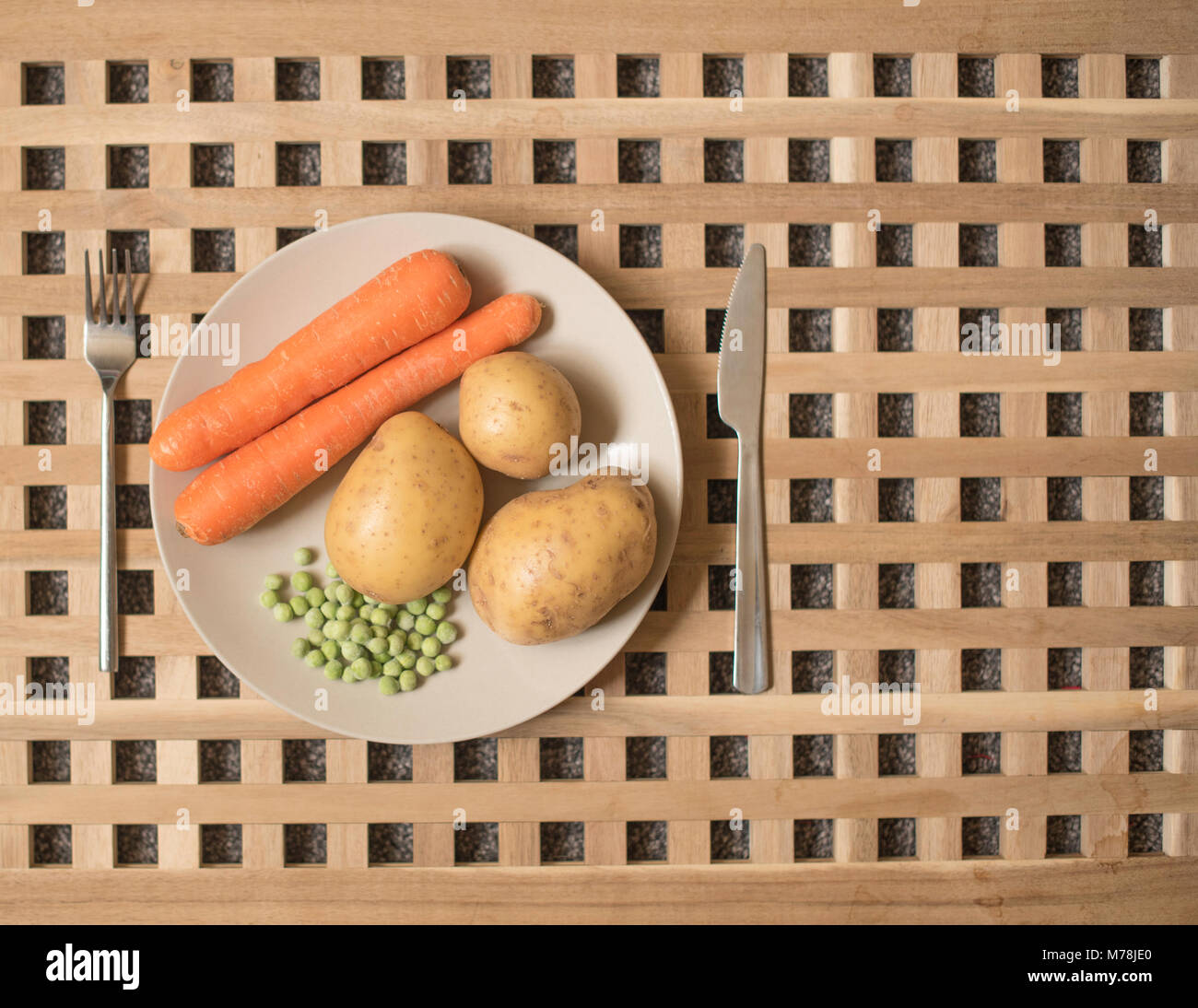 Une saine alimentation alcaline de légumes Banque D'Images