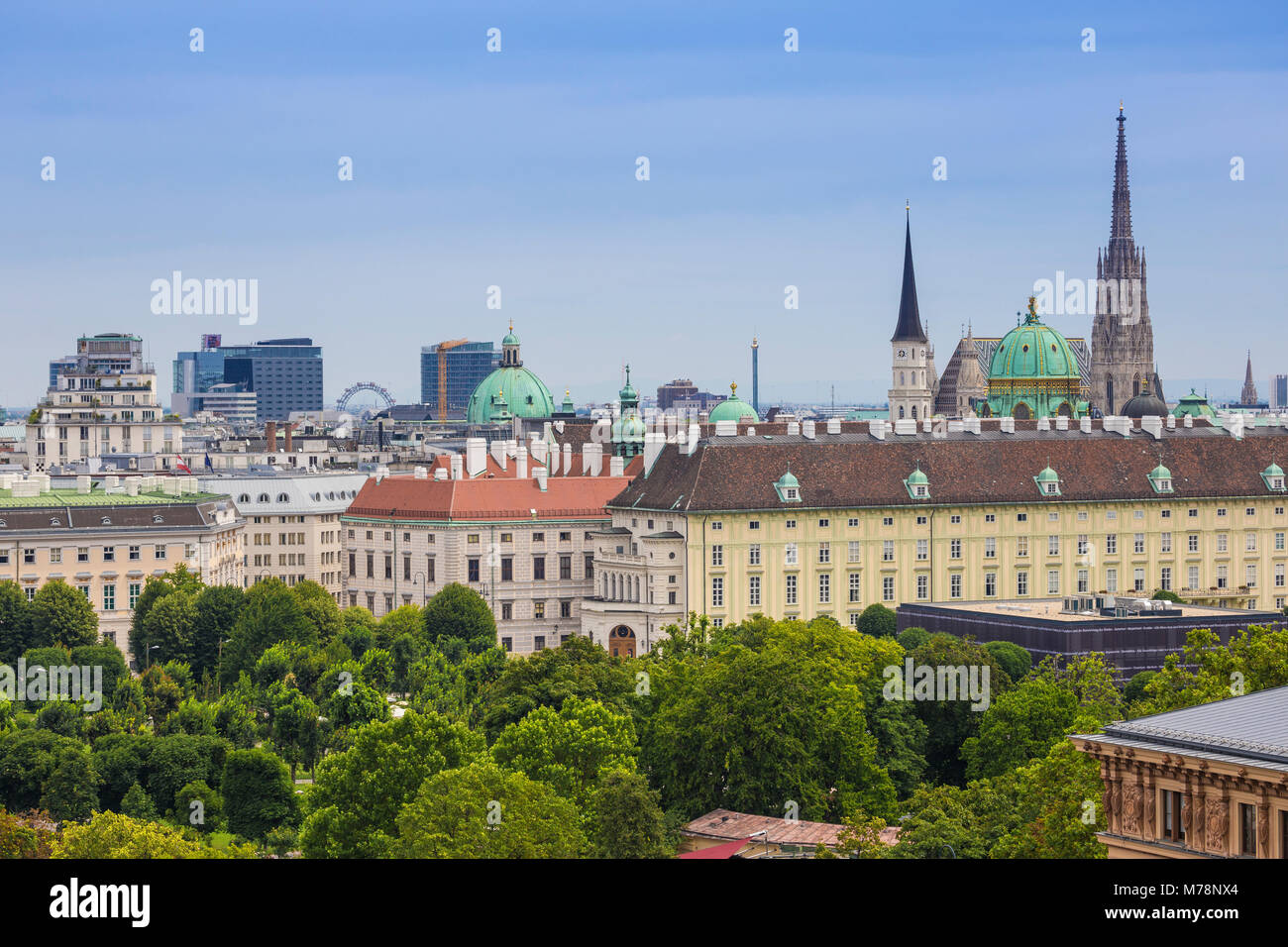 Vue de la ville, Vienne, Autriche, Europe Banque D'Images
