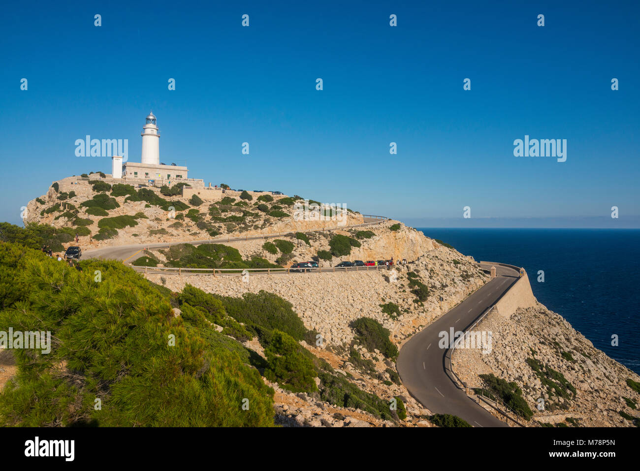 Phare du Cap Formentor, Majorque, Iles Baléares, Espagne, Méditerranée, Europe Banque D'Images