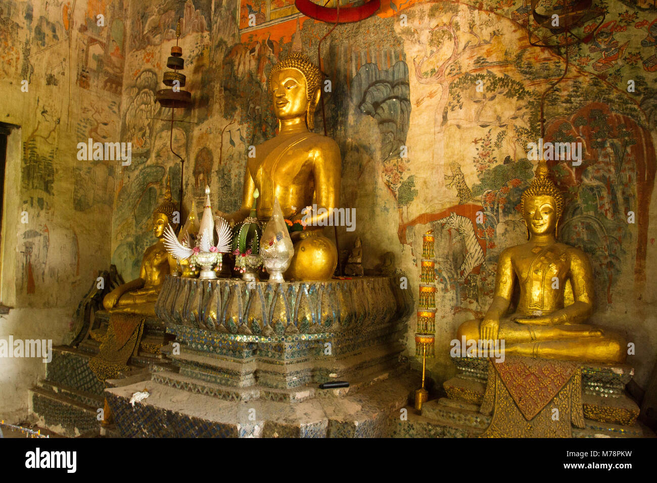 Bouddhas de Luang Prabang, Laos, Indochine, Asie du Sud-Est, l'Asie Banque D'Images