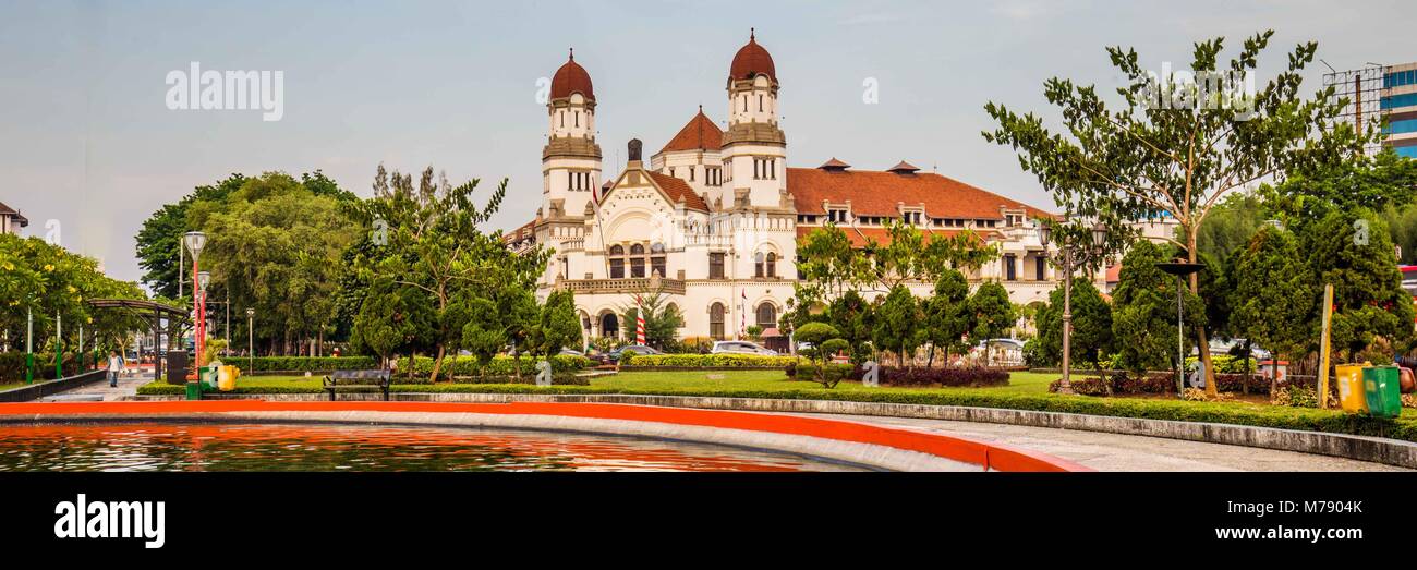 Lawang Sewu building de Semarang, Central Java, Indonésie Banque D'Images