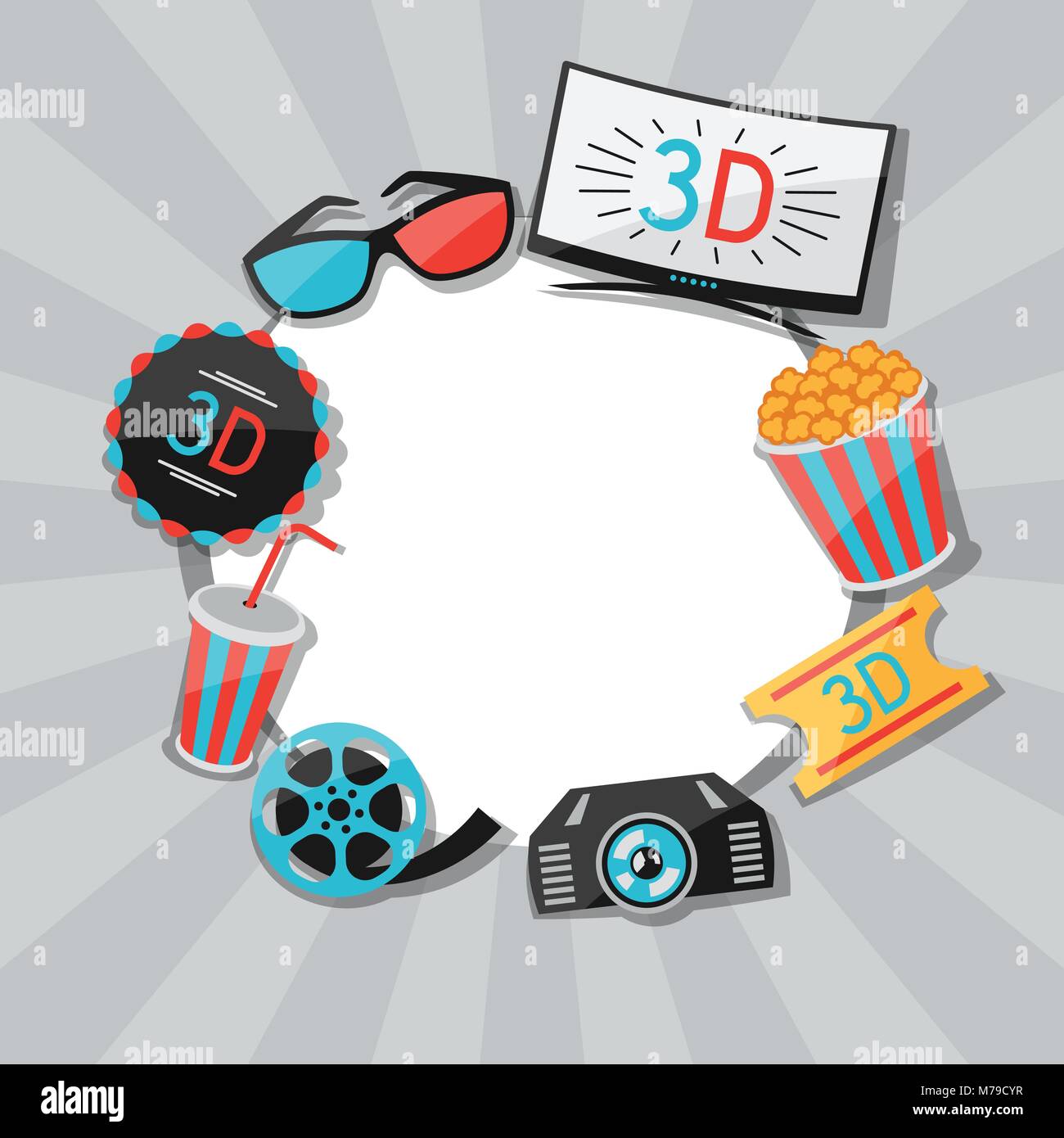 Arrière-plan de des éléments d'animation et cinéma Illustration de Vecteur Arrière-plan de des éléments d'animation et cinéma Illustration de Vecteur