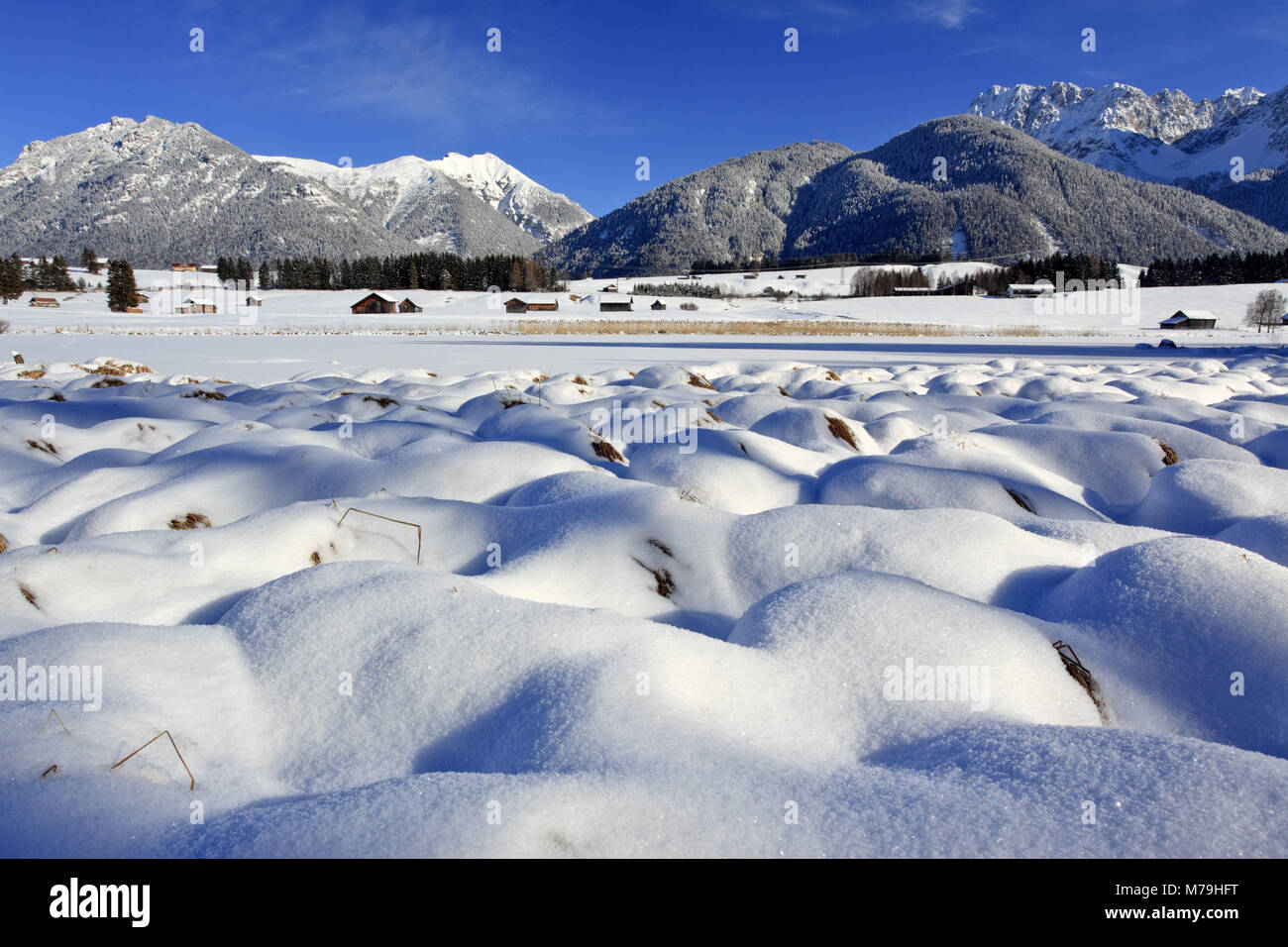 Allemagne, Berlin, Werdenfelser Land (région), point d'Schöttelkar,Schmalensee, Manfred Wörner, Karwendel, Banque D'Images