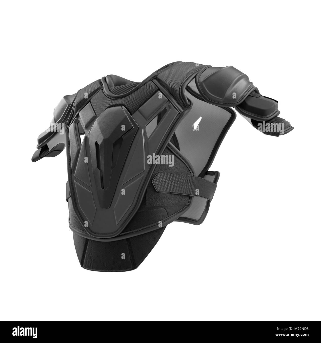 Épaulettes Hockey sur fond blanc. 3D illustration Banque D'Images