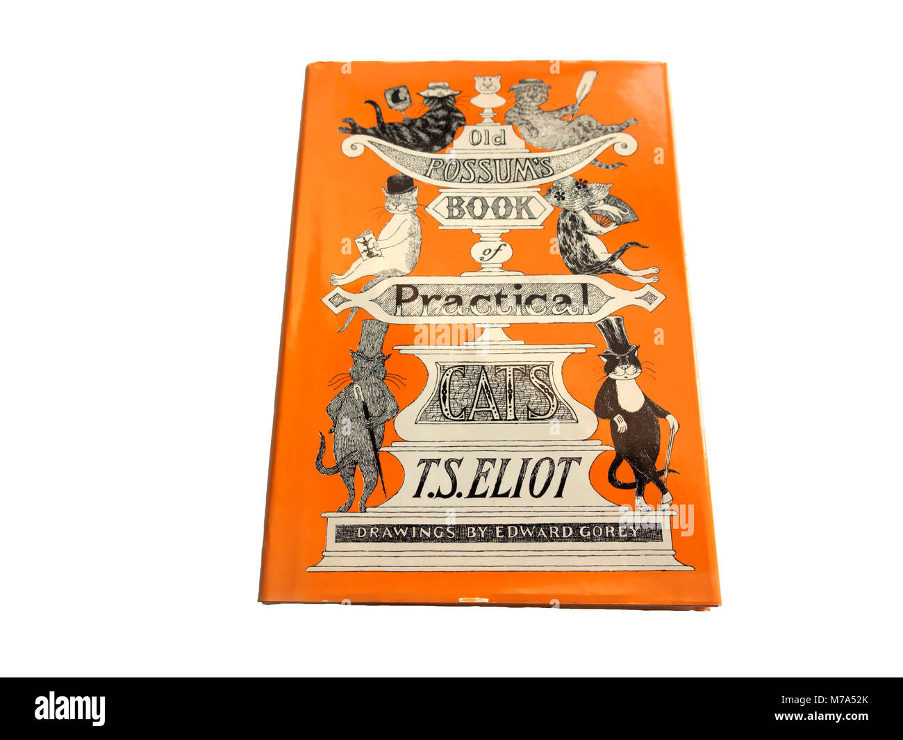 Vieux Livre d'Opossums de chats pratiques par TS Eliot Banque D'Images