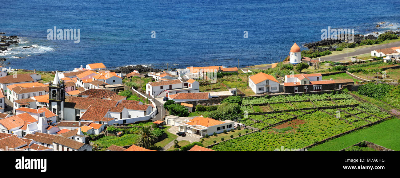 Santa Cruz da Graciosa. Île de Graciosa, Açores. Portugal Banque D'Images