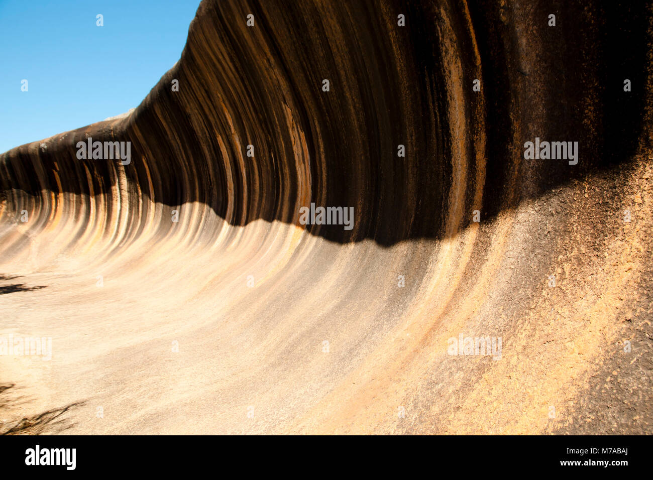 Wave Rock - Hyden - Australie Banque D'Images