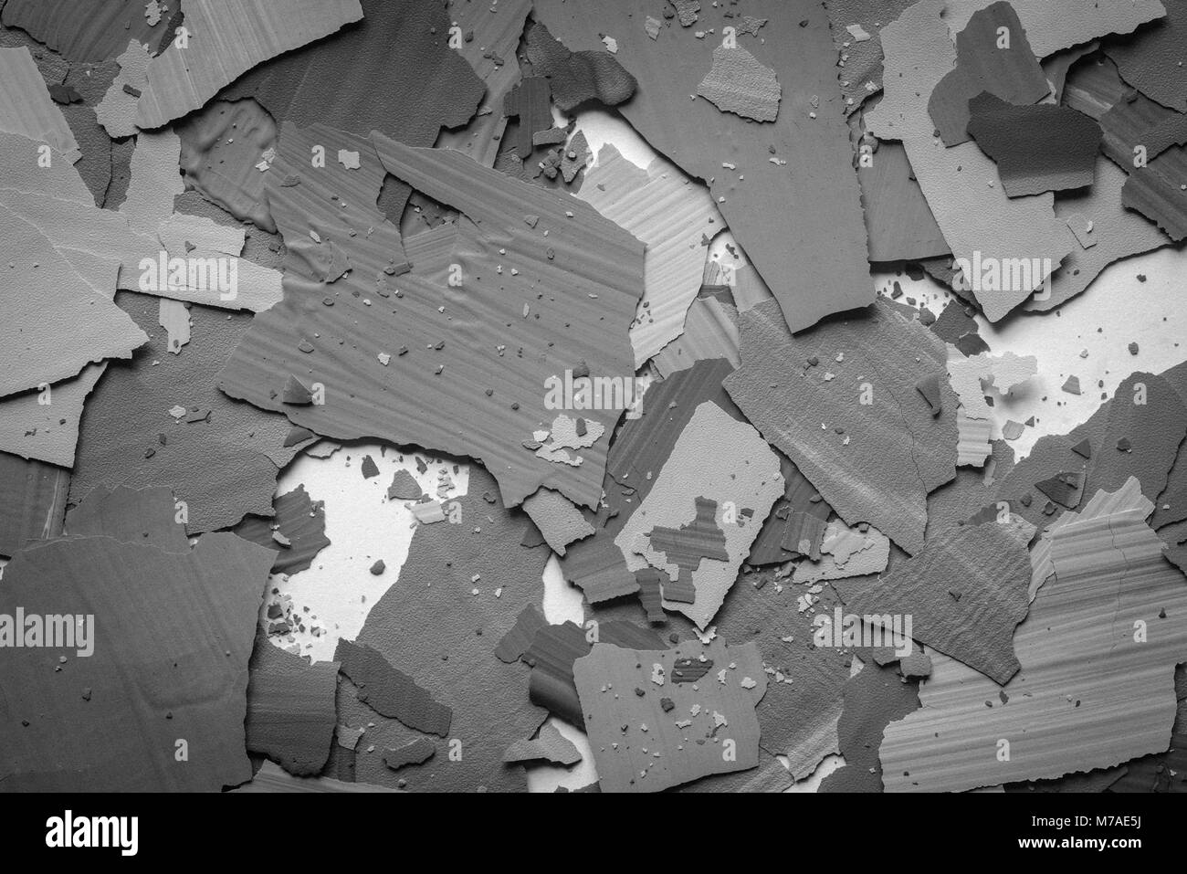Morceaux de peinture pelée macro fond Banque D'Images