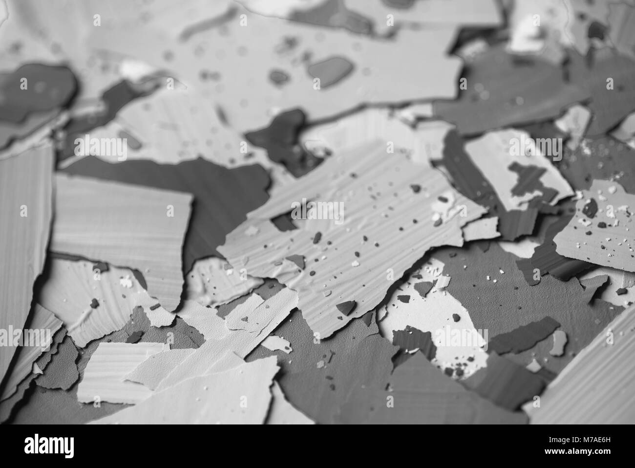 Morceaux de peinture pelée macro fond Banque D'Images