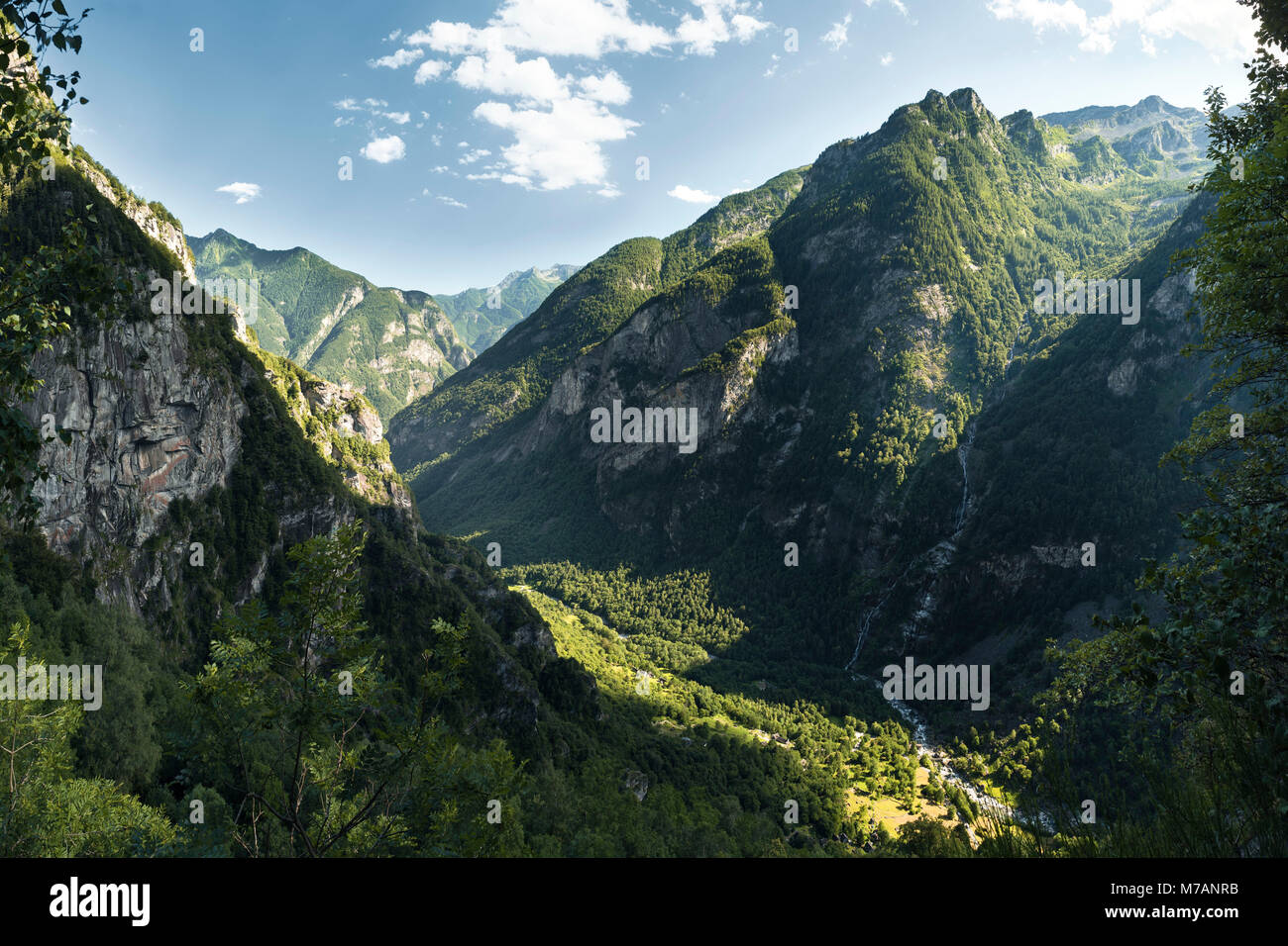 Val Bavona au Tessin, Suisse Banque D'Images