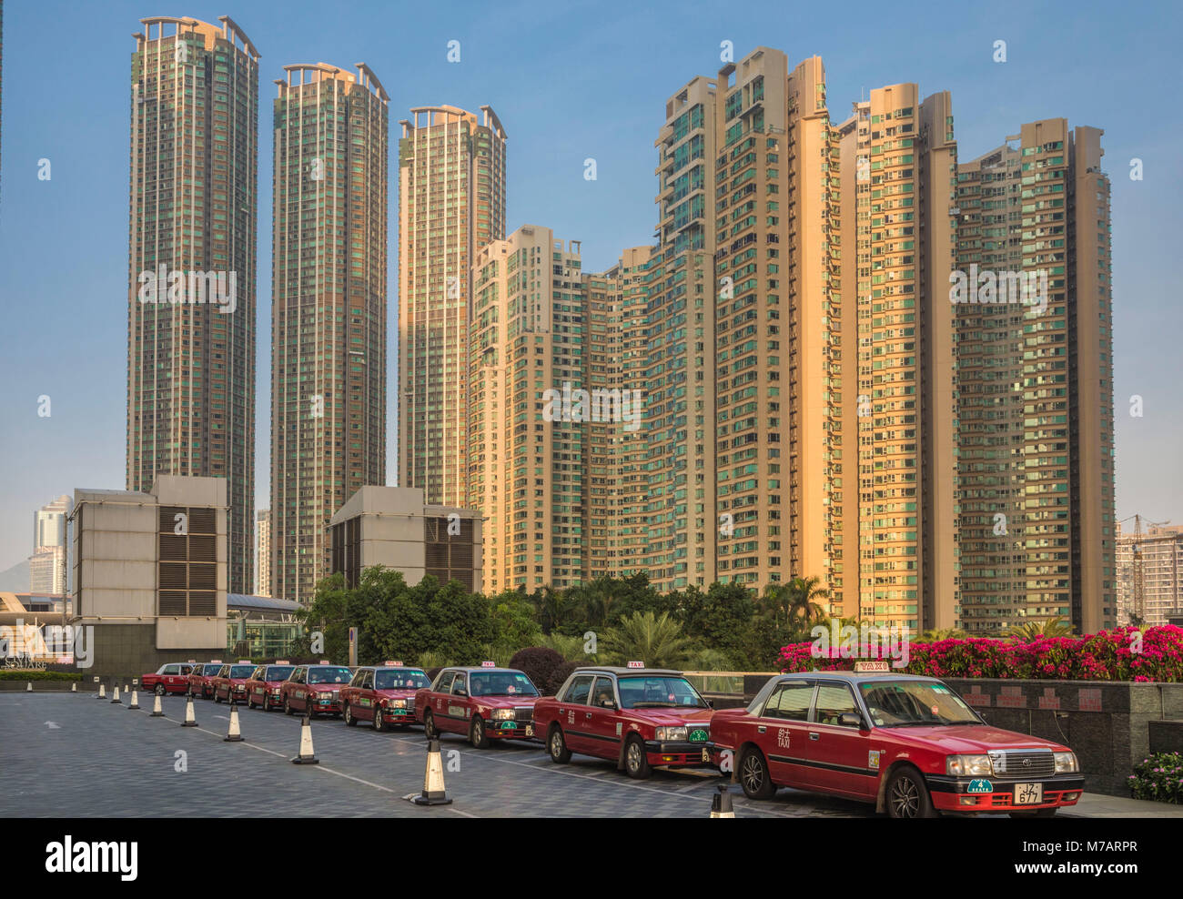 La ville de Hong Kong Kowloon new development District Banque D'Images