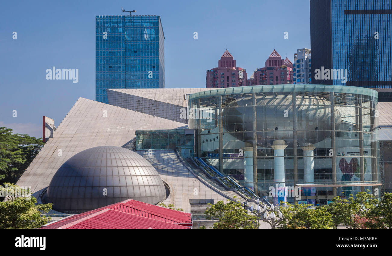 Chine, Shenzhen, District de Fujian, le Palais des Enfants Banque D'Images