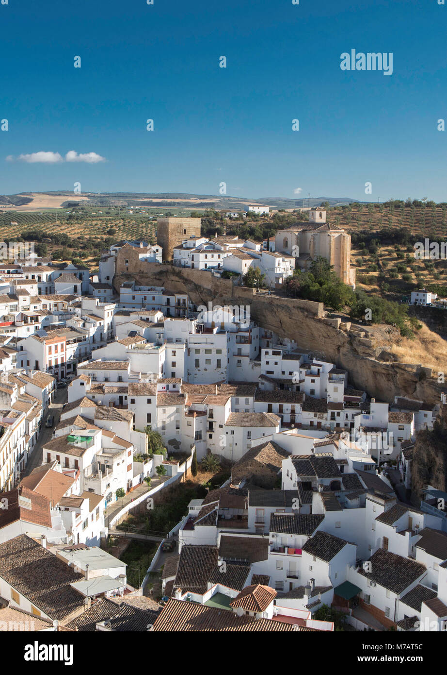 Espagne, Andalousie, province de Cadix, Setenil City Banque D'Images