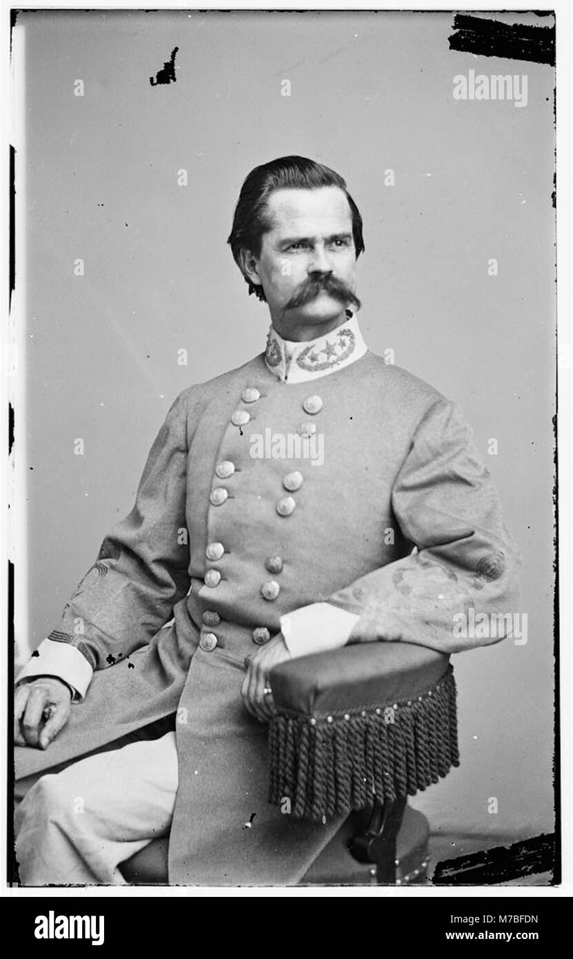 Le brig. Le général William Nelson Rector Beall, 1825-1883, officier dans l'armée confédérée cwpb LOC.05985 Banque D'Images
