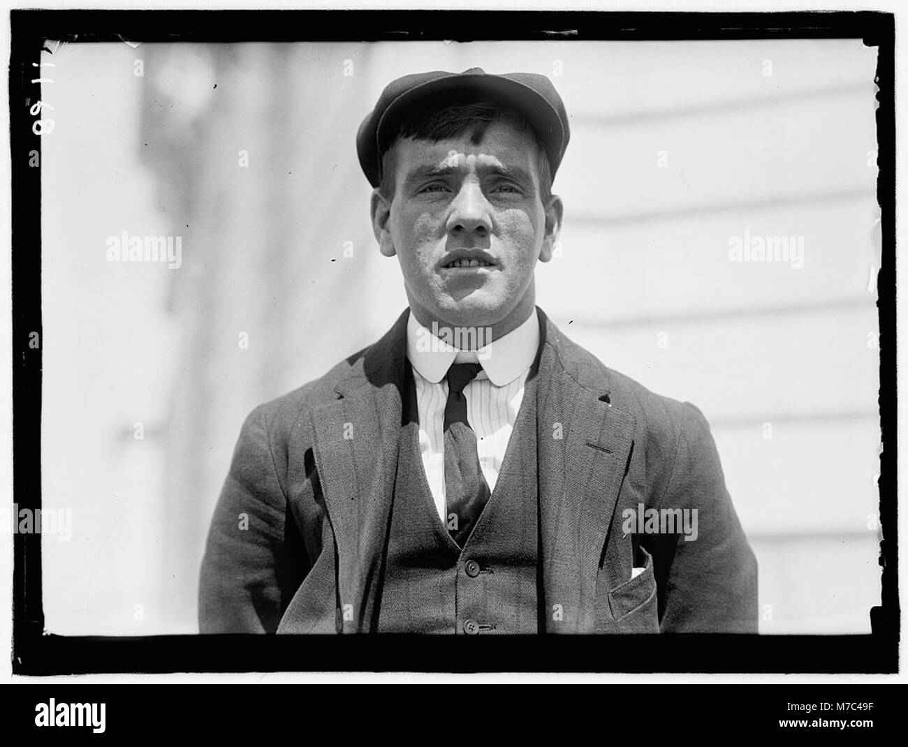 Une photographie ou un portrait de Frederick Fleet, le guetteur à bord du RMS Titanic. On se souvient de lui pour son rôle dans le naufrage tragique du navire en 1912. Banque D'Images