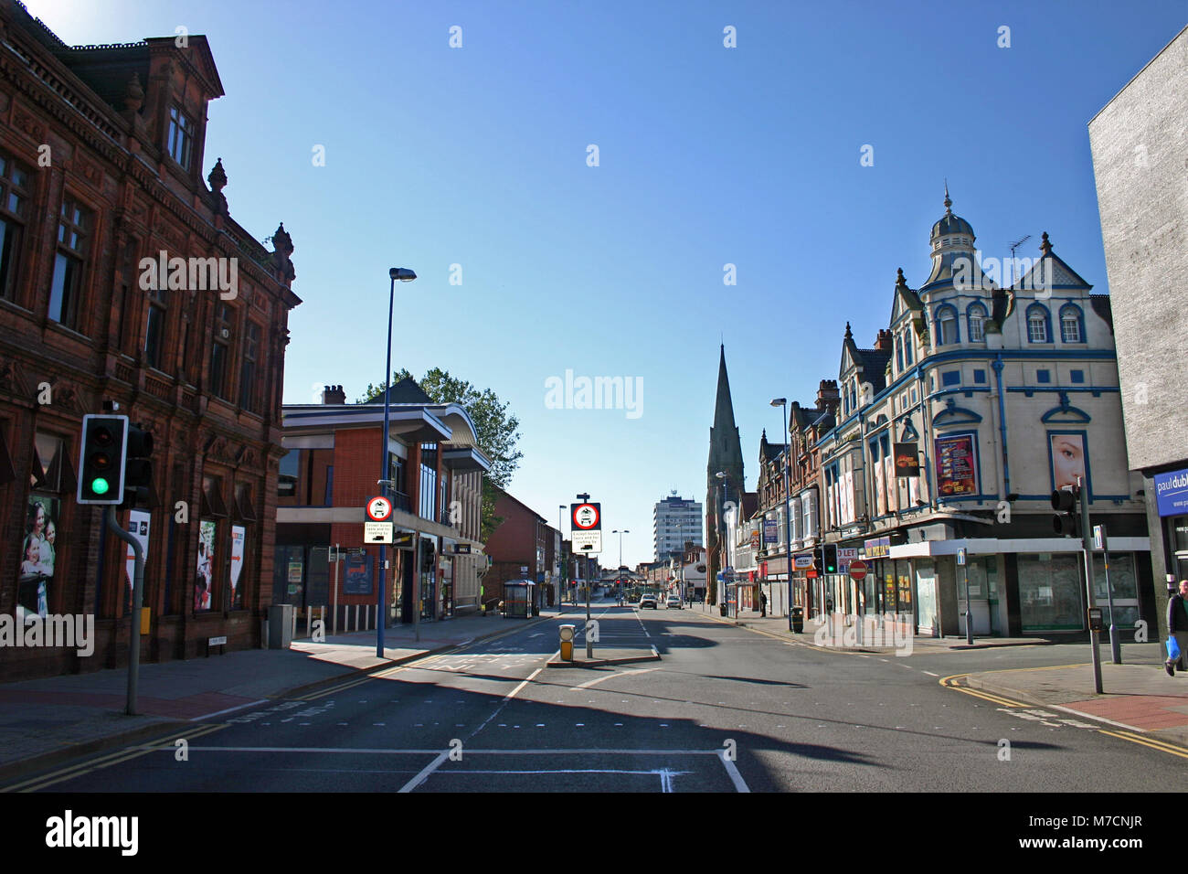 High Street, West Bromwich Banque D'Images