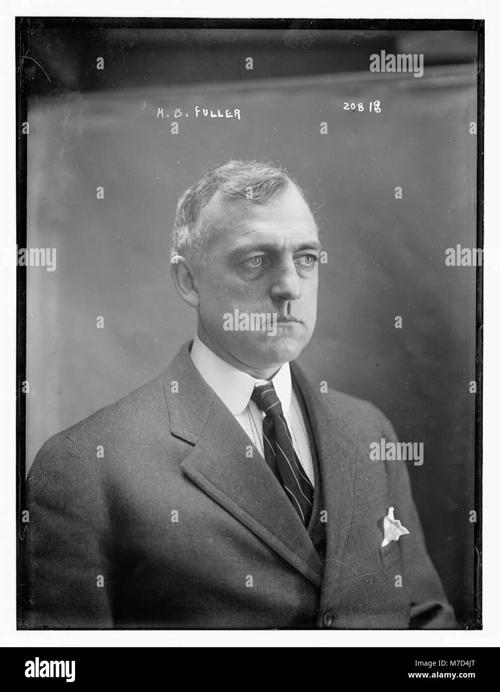 H.B. Fuller, un homme d'affaires américain, est représenté sur cette image, connu pour avoir fondé la H.B. Fuller Company, un leader mondial des adhésifs. Banque D'Images