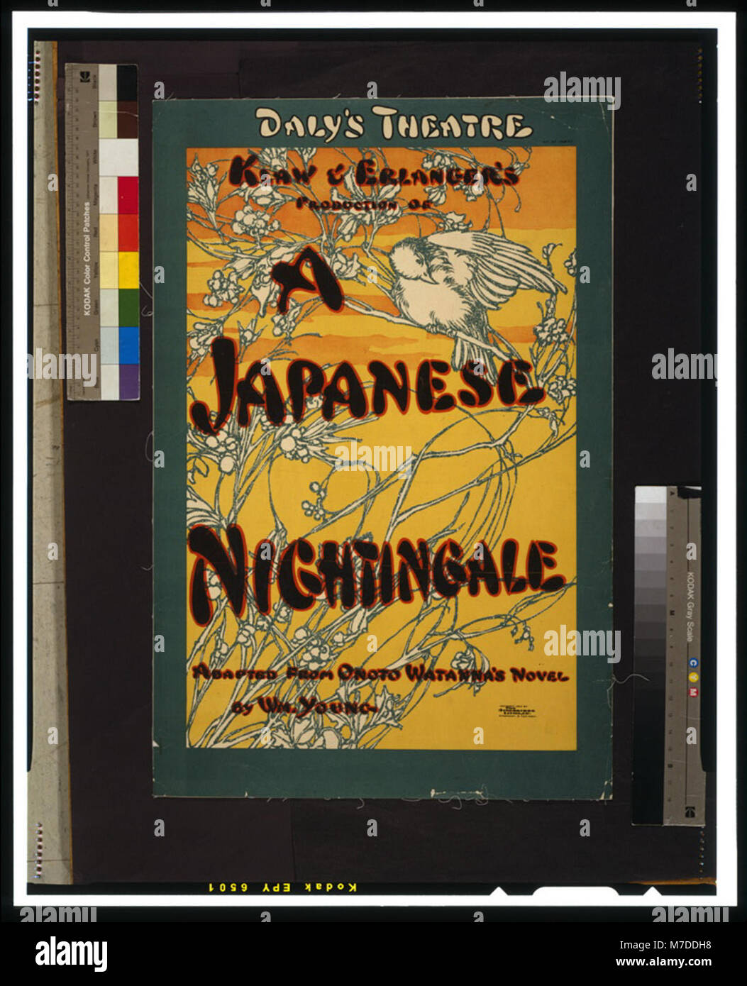 L'image fait référence à la production théâtrale de Klaw & Erlanger de *A Japanese Nightingale*, adaptée du roman d'Onoto Watanna de WM. Jeune. Il est catalogué sous le numéro LCCN2014636743. Banque D'Images