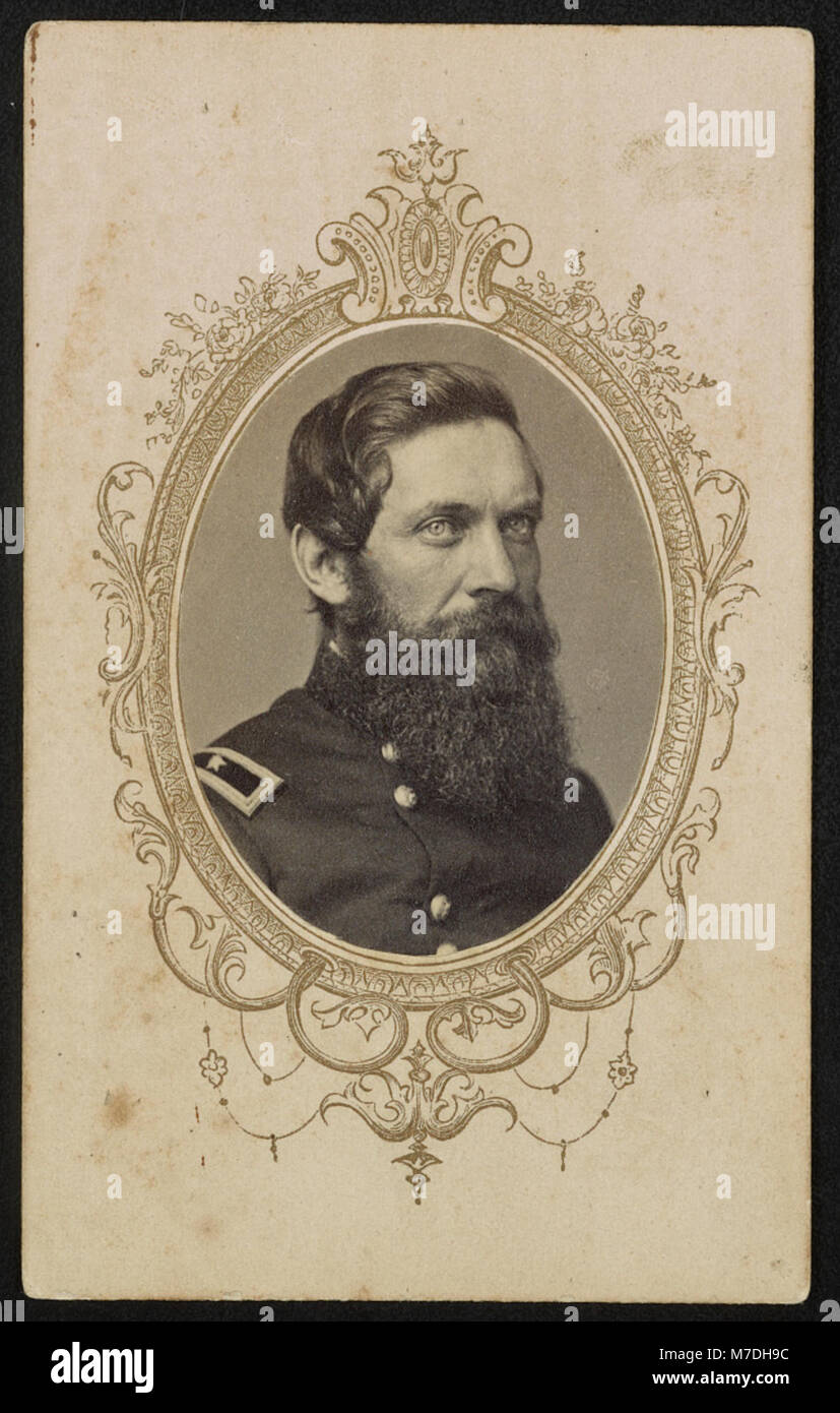 Le Major-général Alexander Smith Giles de CO. C, 8e Régiment d'infanterie du Missouri en uniforme RCAC2016651698 Banque D'Images