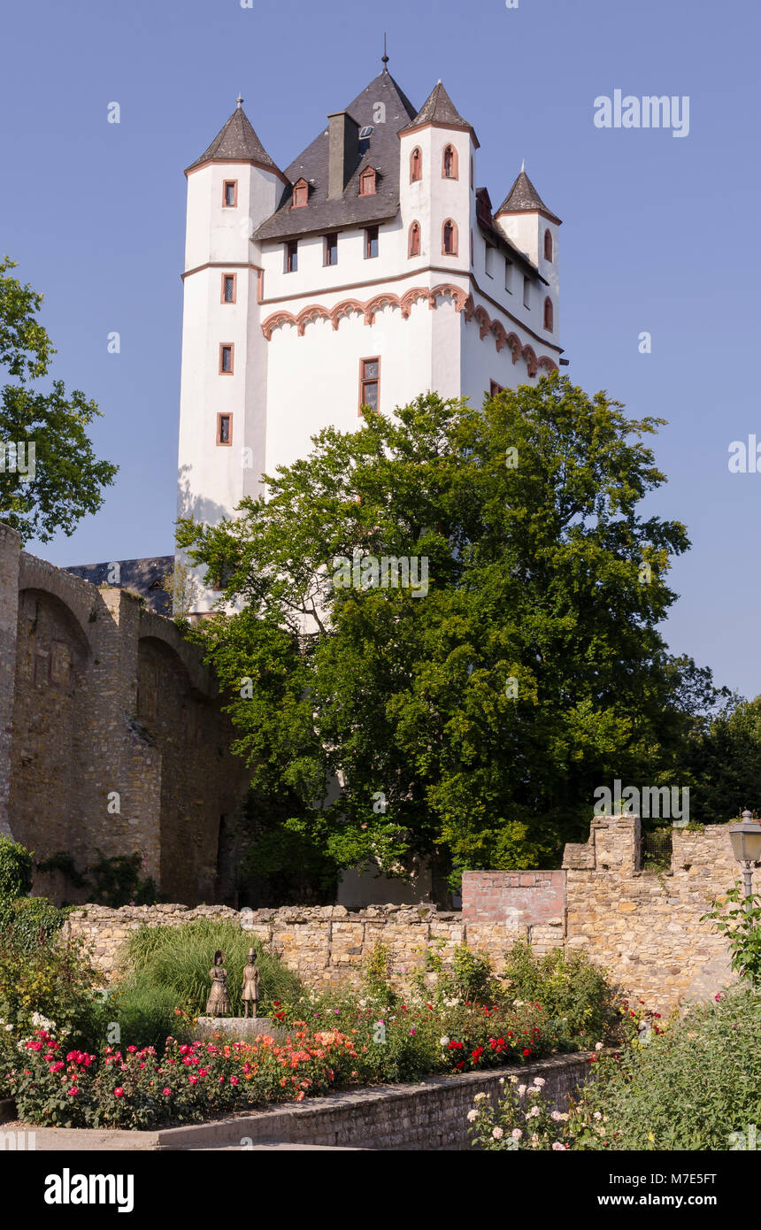 Kurfürstliche Burg, Eltville, Rheingau, Hessen, Allemagne Banque D'Images