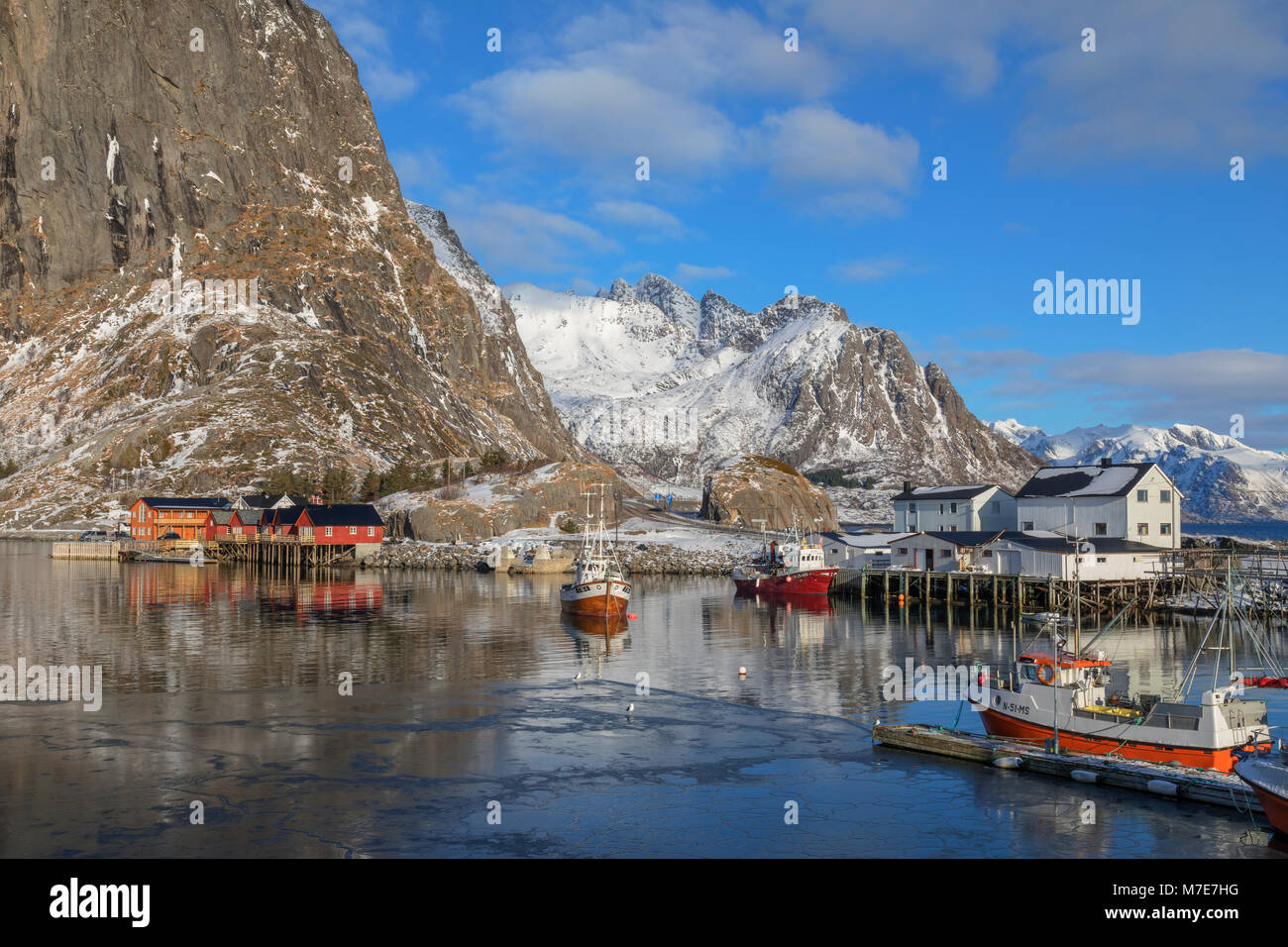 Reine, les îles Lofoten, Norvège, Europe Banque D'Images