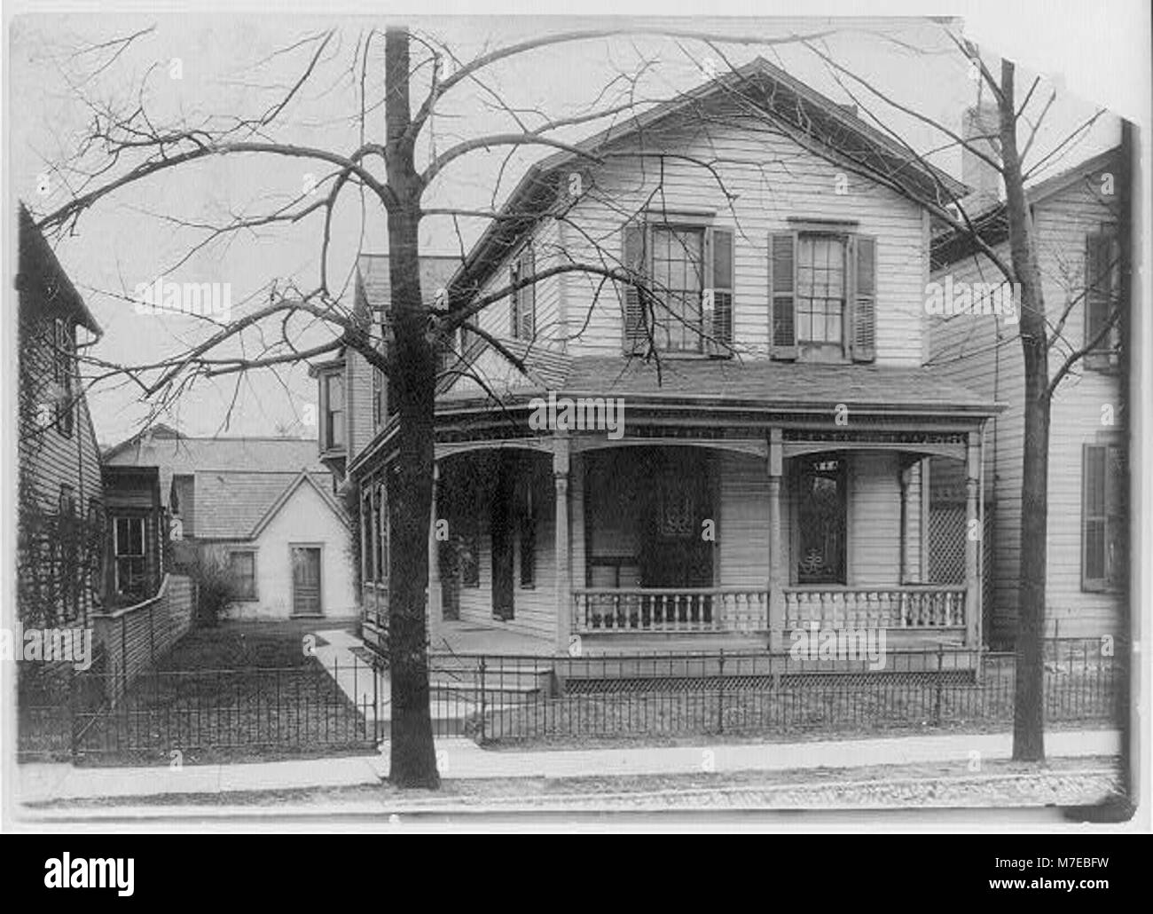 Une photographie montrant Dayton, Ohio, connu comme la maison des frères Wright, les pionniers du vol motorisé qui ont révolutionné l'histoire de l'aviation. Banque D'Images