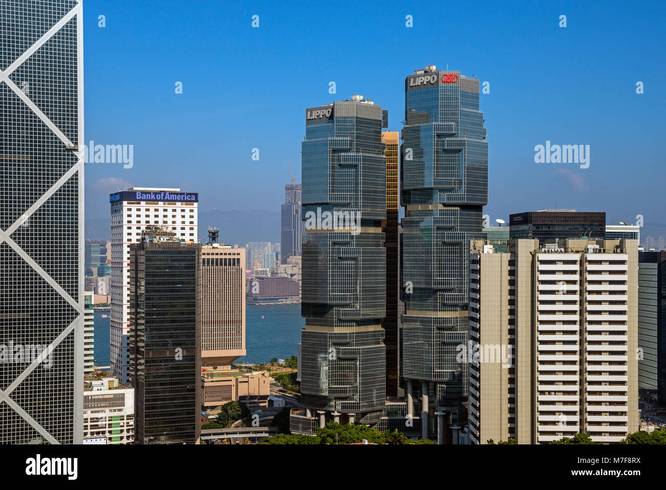 Quartier Financier de Hong Kong Banque D'Images