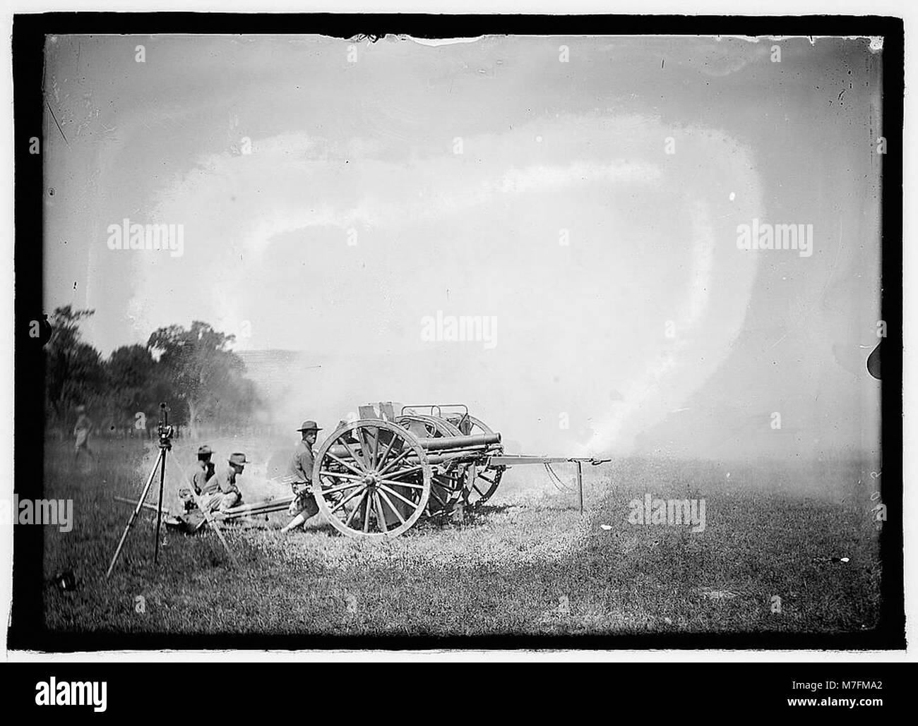 La pratique de l'artillerie de l'armée américaine RCAC2016823070 Banque D'Images