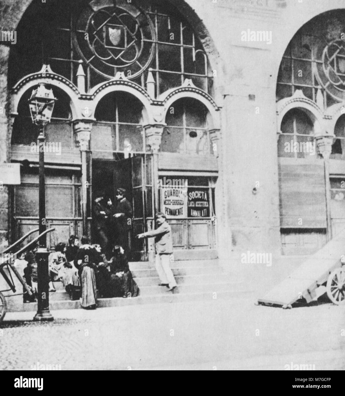 Primoli, Giuseppe - Krankenstelle im Palast Ragione (Zeno Fotografie) Banque D'Images