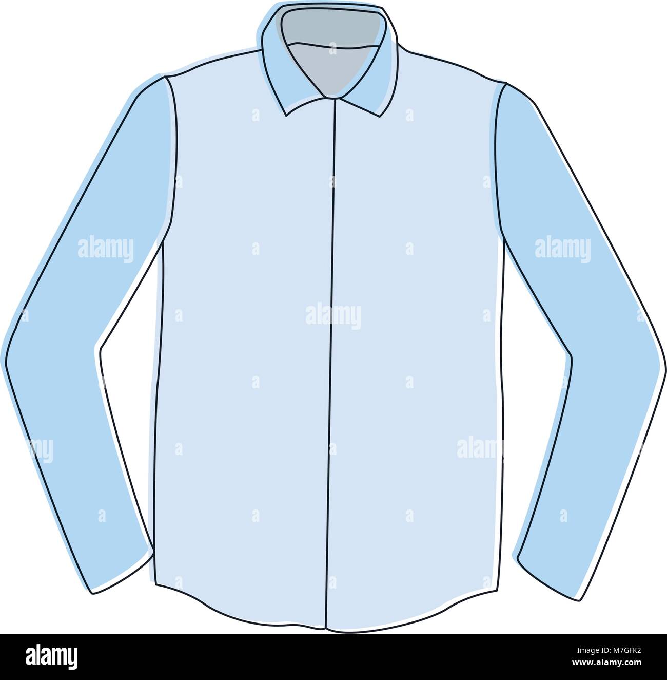 Chemise homme vecteur isole illustration graphic design Image Vectorielle Stock Alamy