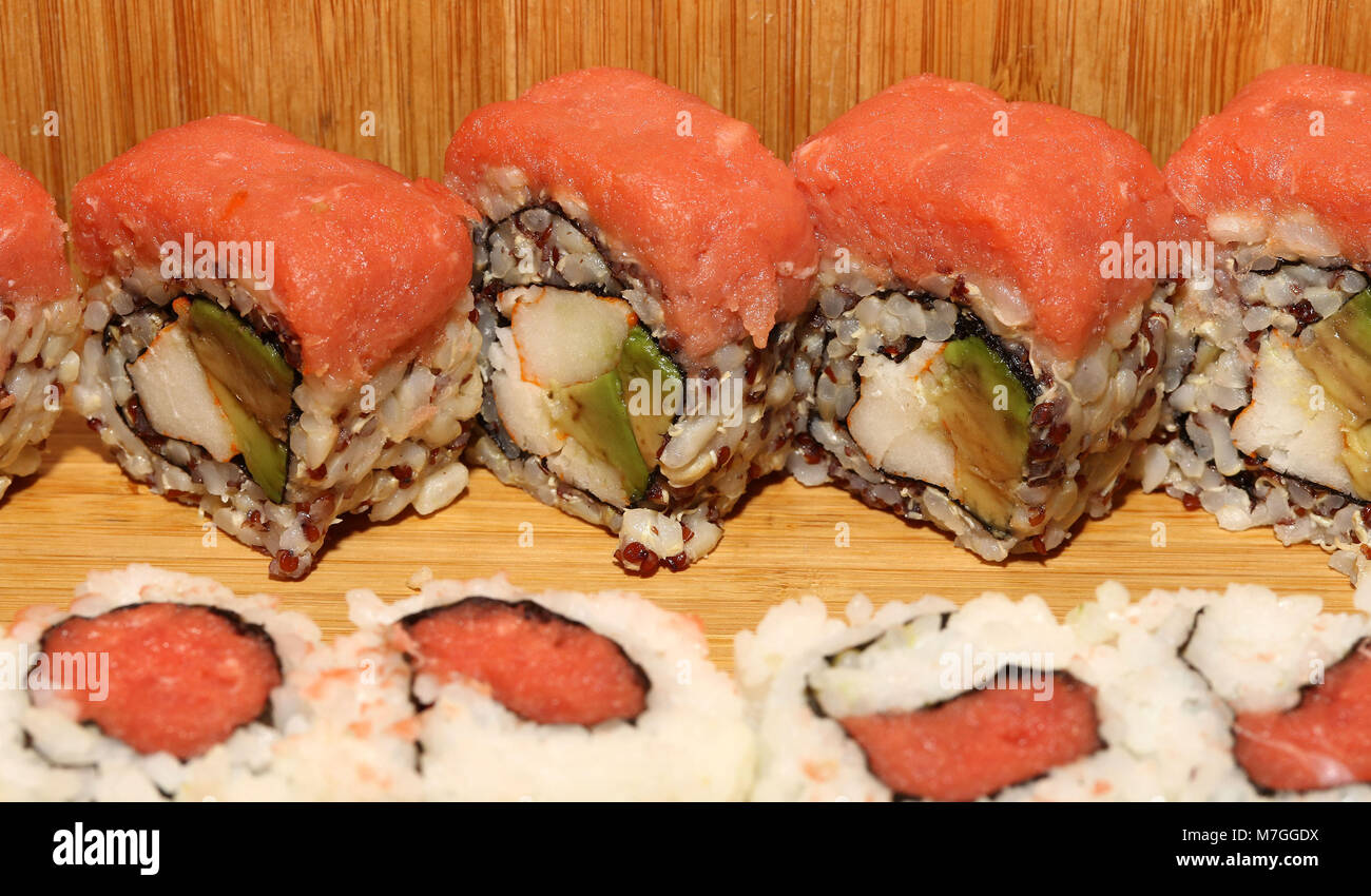 Fusion japonais sushi Banque D'Images