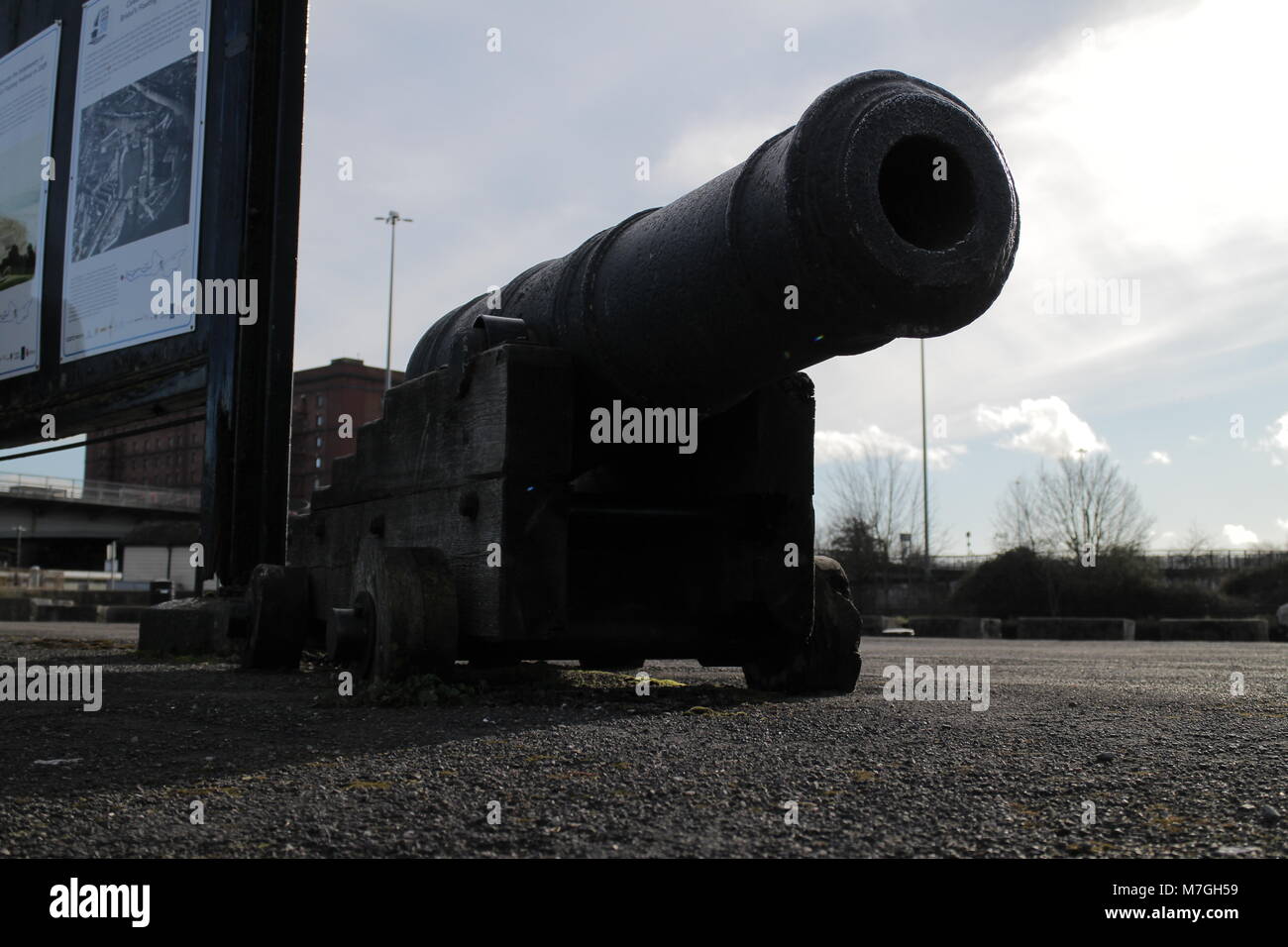 Petit Cannon en Angleterre Banque D'Images