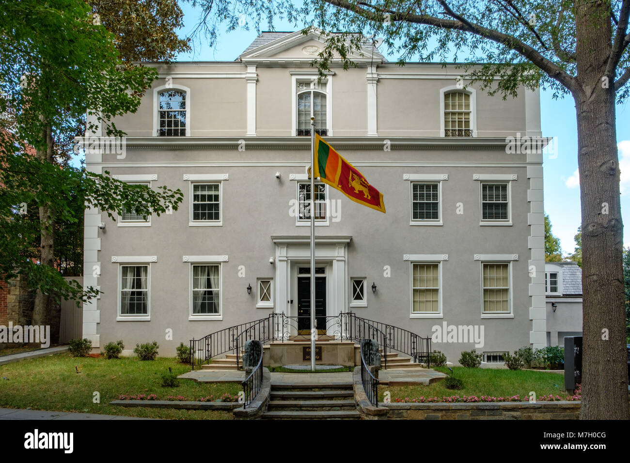 Ambassade du Sri Lanka, 3025 Whitehaven Street, Washington DC Photo Stock -  Alamy