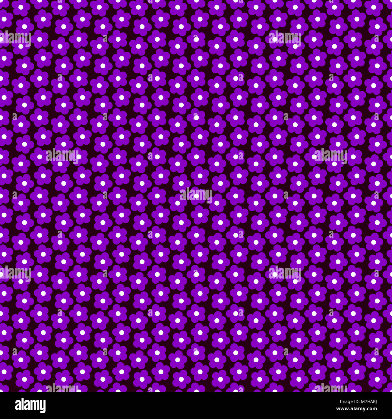 Motif transparent violet à petites fleurs Banque D'Images